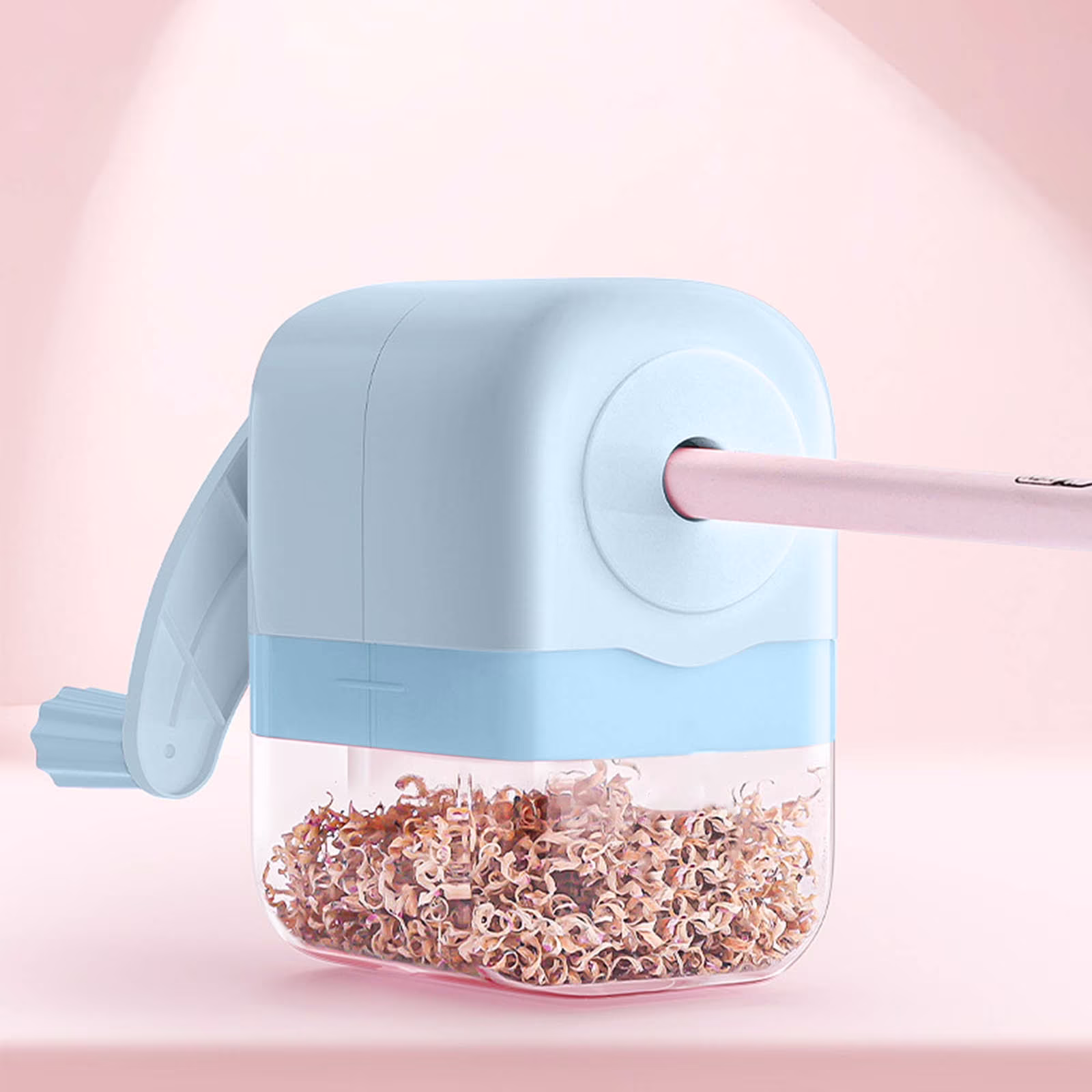 Manual Pencil Sharpener – Compact Handheld & Desktop for No.2 & Colored Pencils (6.9-11mm), Back to Campus Stationery Gift for Teens, Scholars, Home & Office