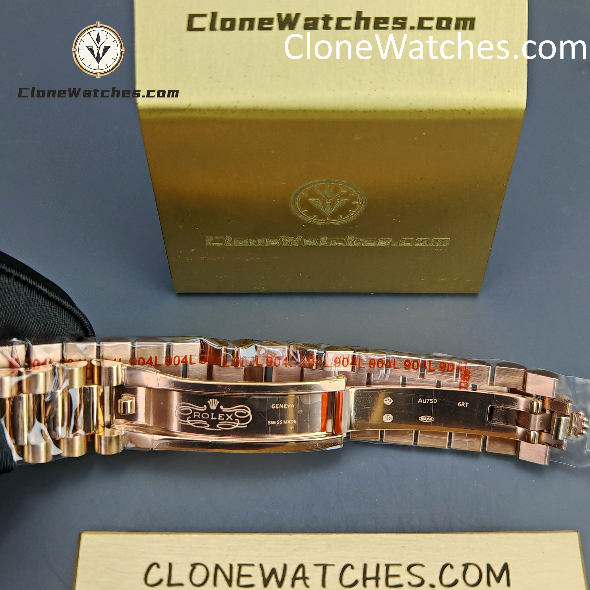 Rolex Super Clone Watches 1:1 Day Date Rose Gold White Dial 36mm m128235-0070 3255 Movement