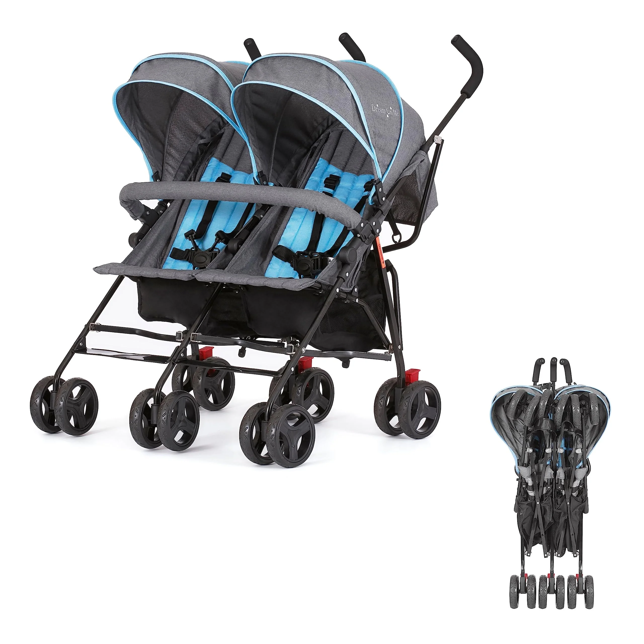 Dream On Me Volgo Lightweight Twin Umbrella Stroller