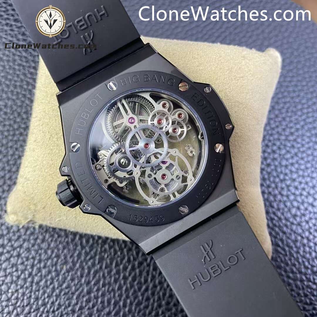 Hublot Super Clone Watches 1:1 Big Bang Tourbillon Automatic Black Magic 419.CI.0170.RX