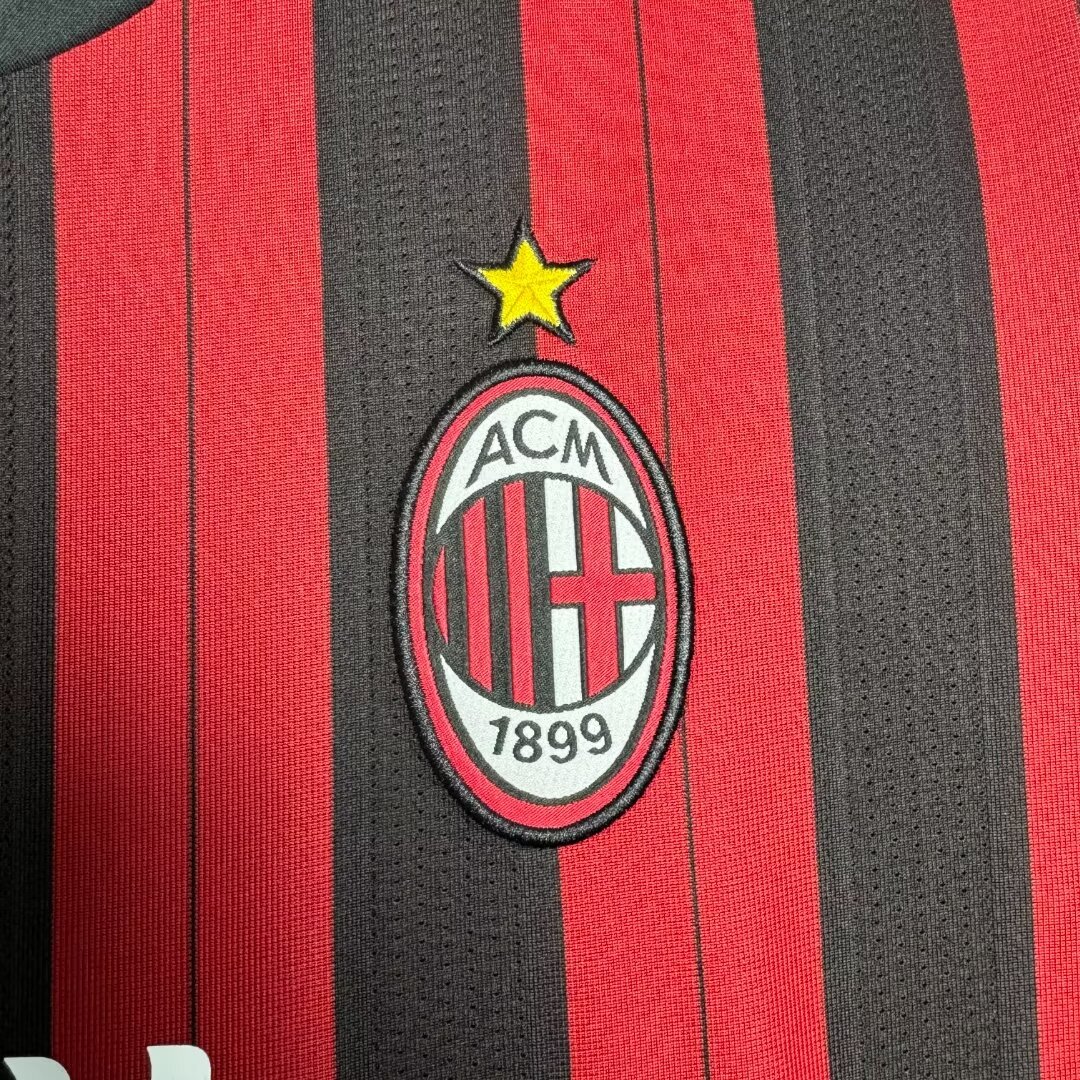 2013/14 AC Milan Home Long Sleeve Jersey 1:1 Thailand Quality - Fans Edition