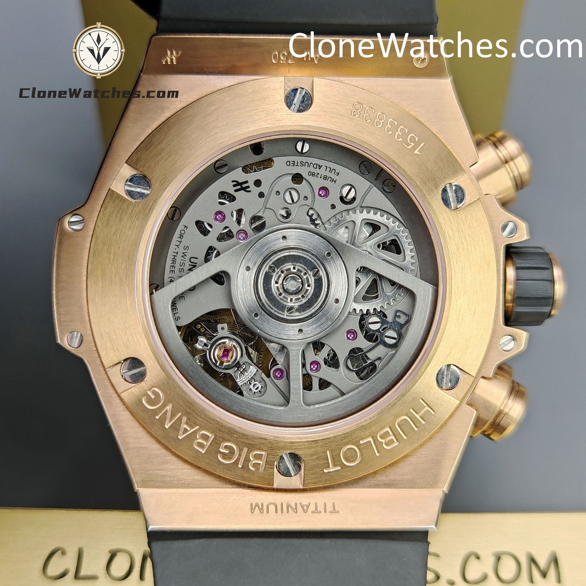 Hublot Super Clone Watches 1:1 Big Bang Unico King Gold Diamonds 42 mm 441.OX.1181.RX.1104