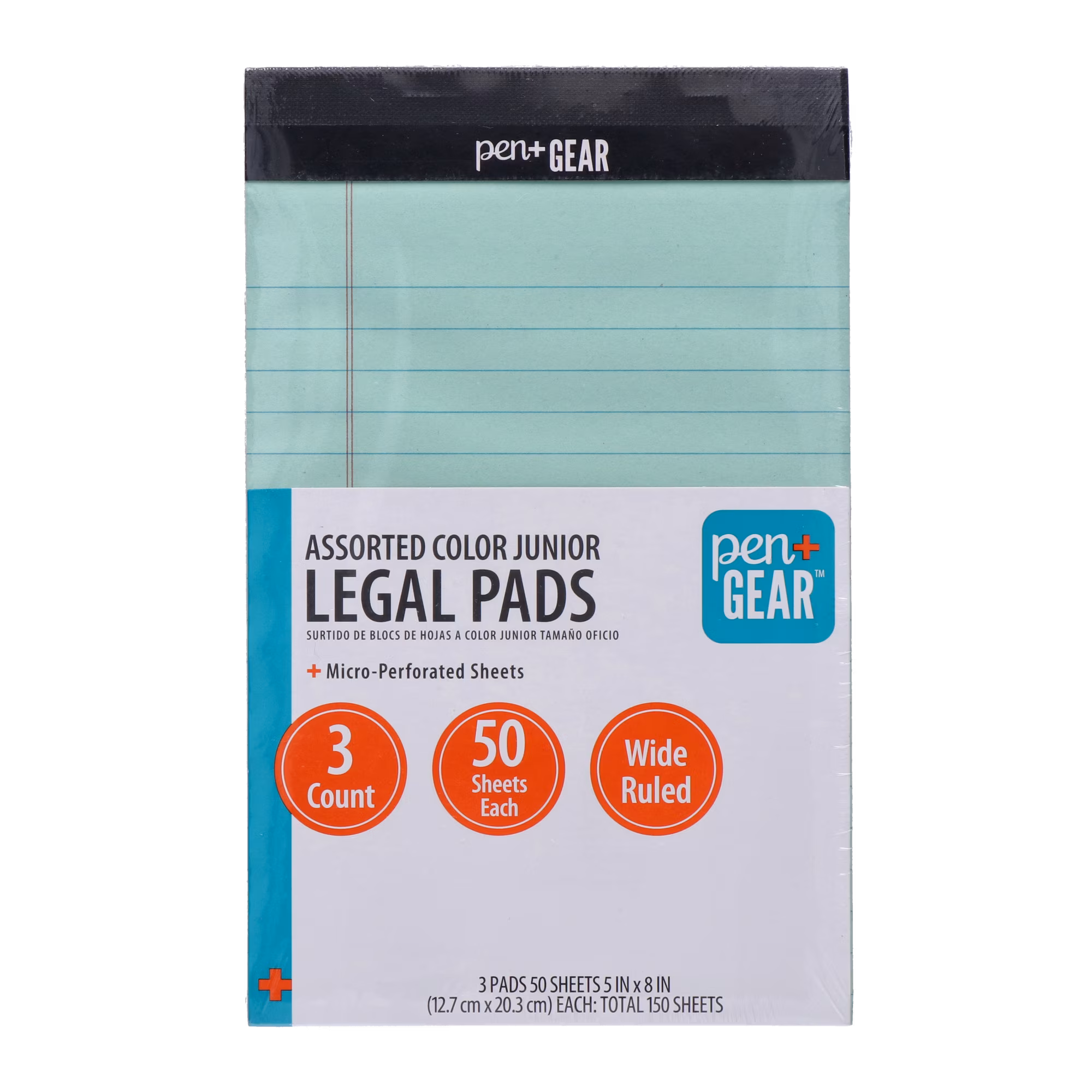 (10 pack) Pen + Gear Pastel Color Legal Pads, 50 Sheets, 3 Count, 5