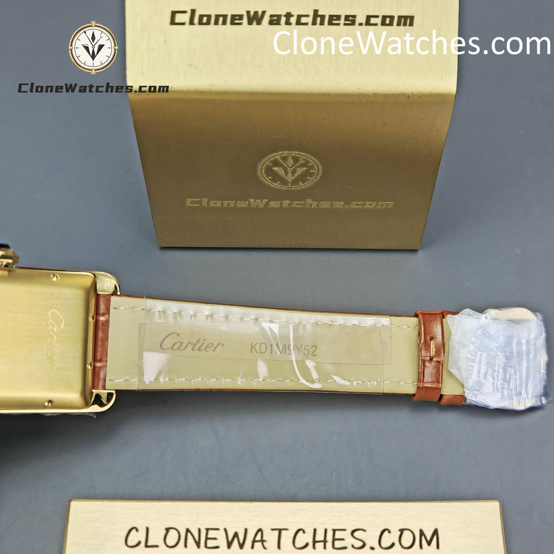 Cartier Super Clone Watches 1:1 Tank Americaine White Dial 45.1*26.6MM W2603156