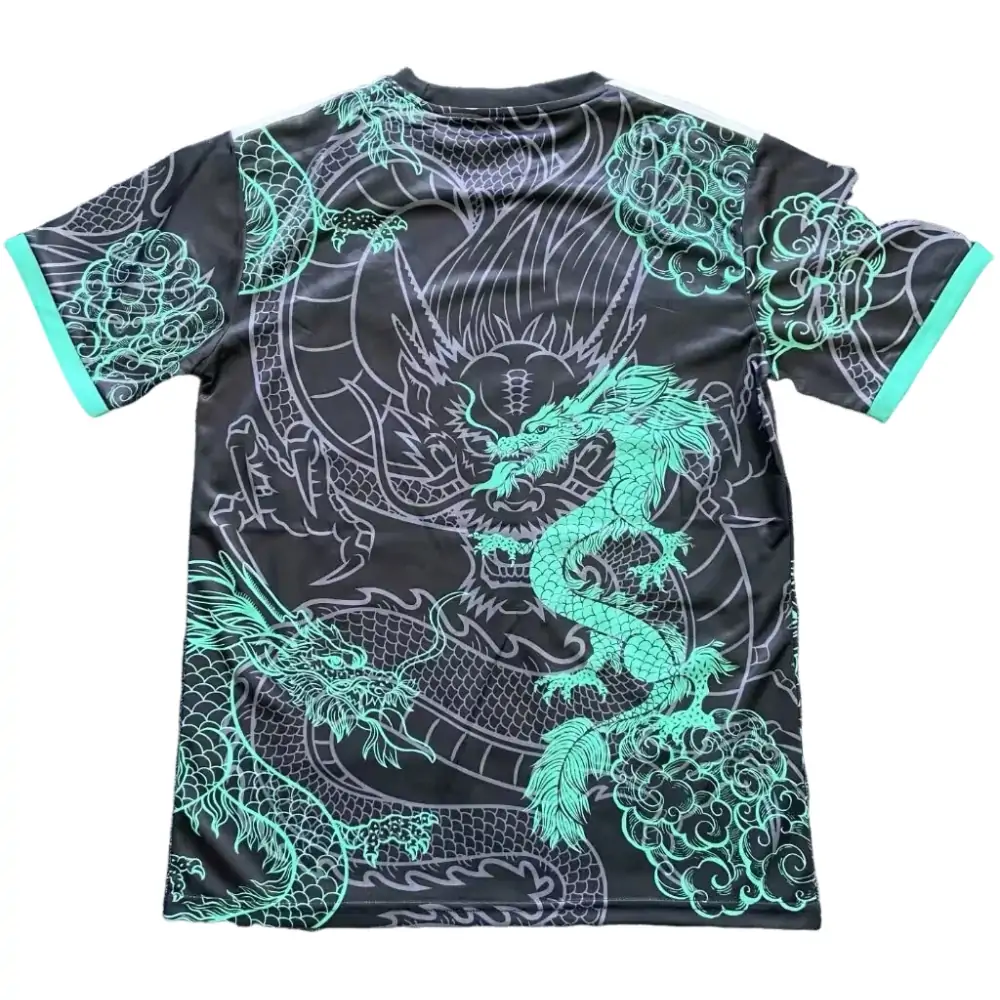 2025-26-Real Madrid Black and Green Dragon-Jersey-Fan Edition