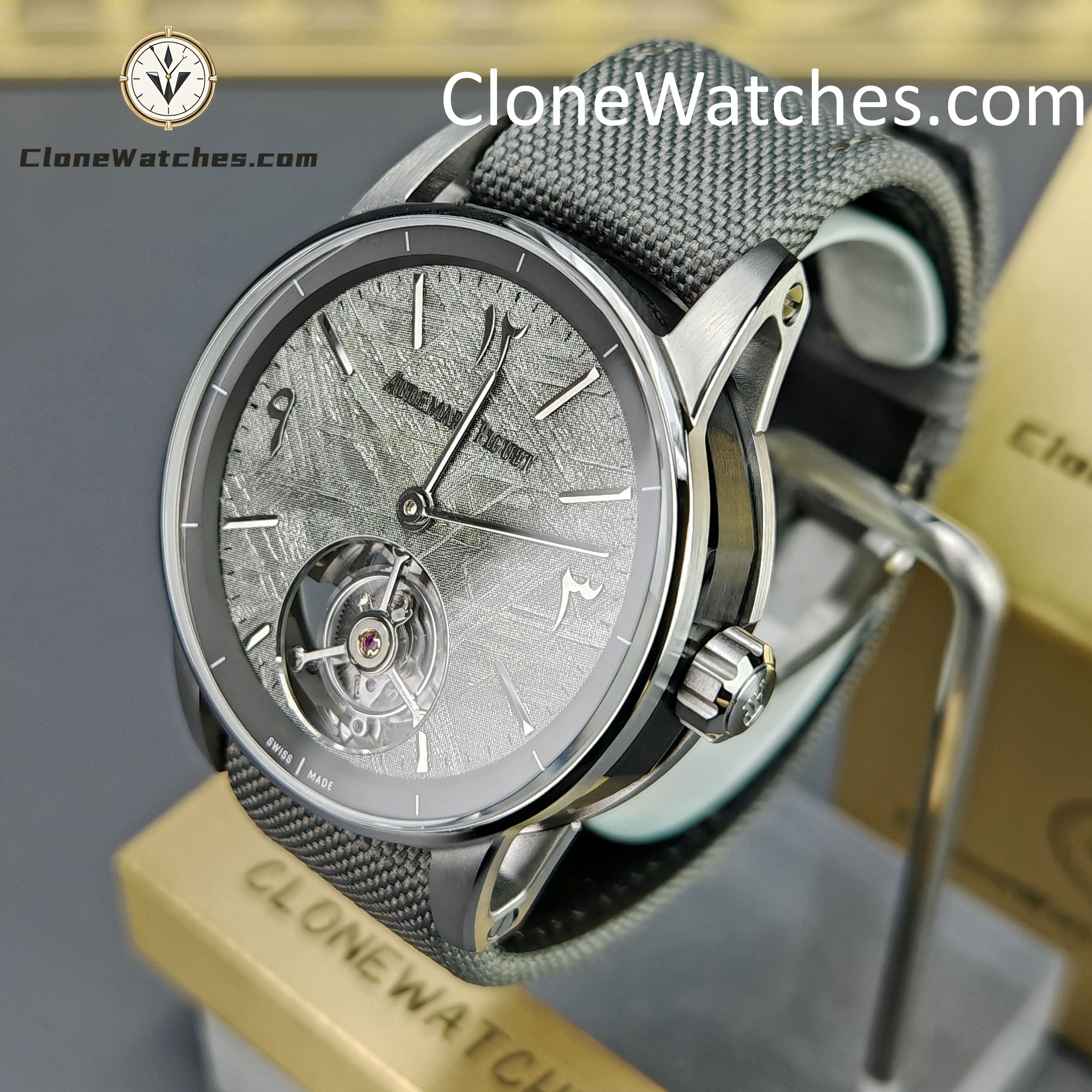 Audemars Piguet Super Clone Watches 1:1 Code 11.59 Tourbillon Meteorite Dial 41mm