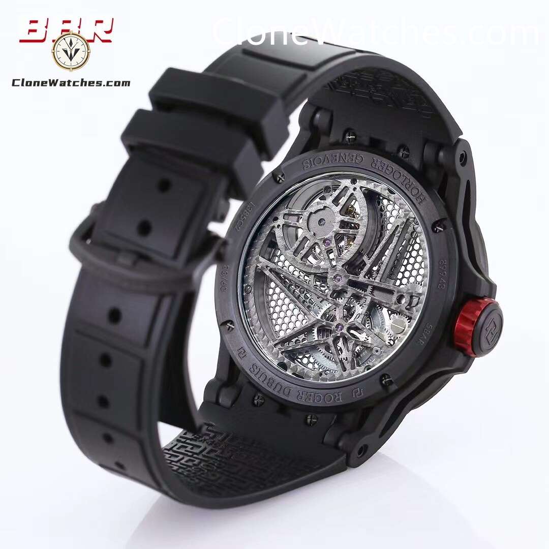Roger Dubuis Super Clone Watches 1:1 Excalibur Spider Skeleton Dial DBEX0817 39MM