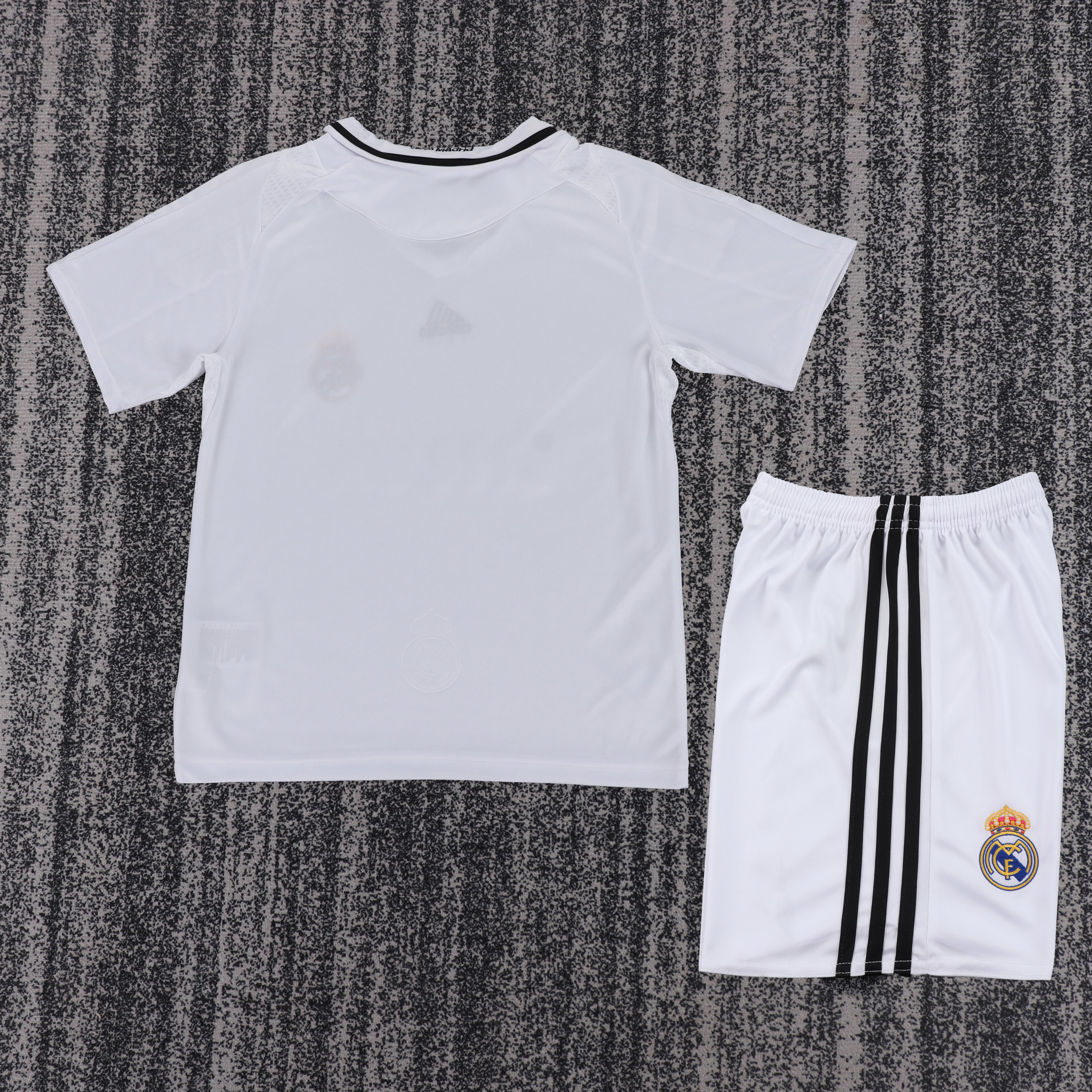 2008-09 Real Madrid Home Retro Children's Jersey Set - Fans Edition