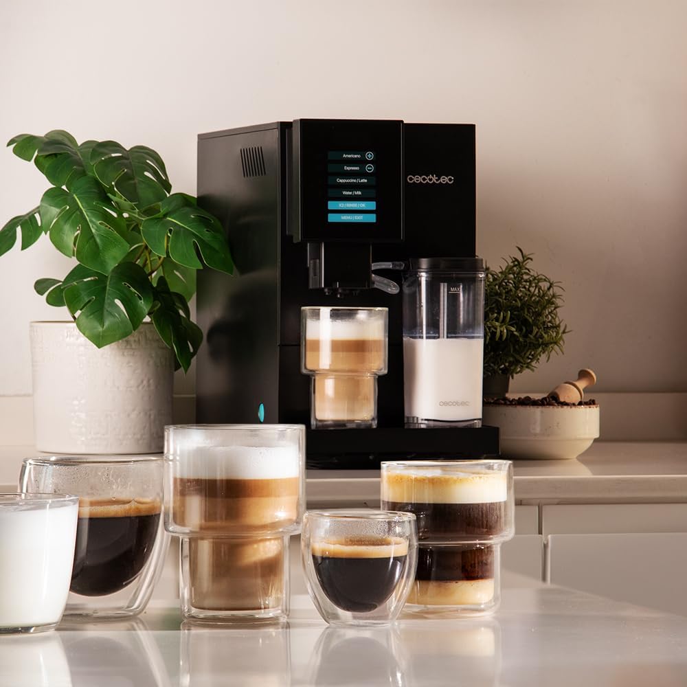 Cafetière superautomatique 1350W thermoblock 19 bars moulin intégré