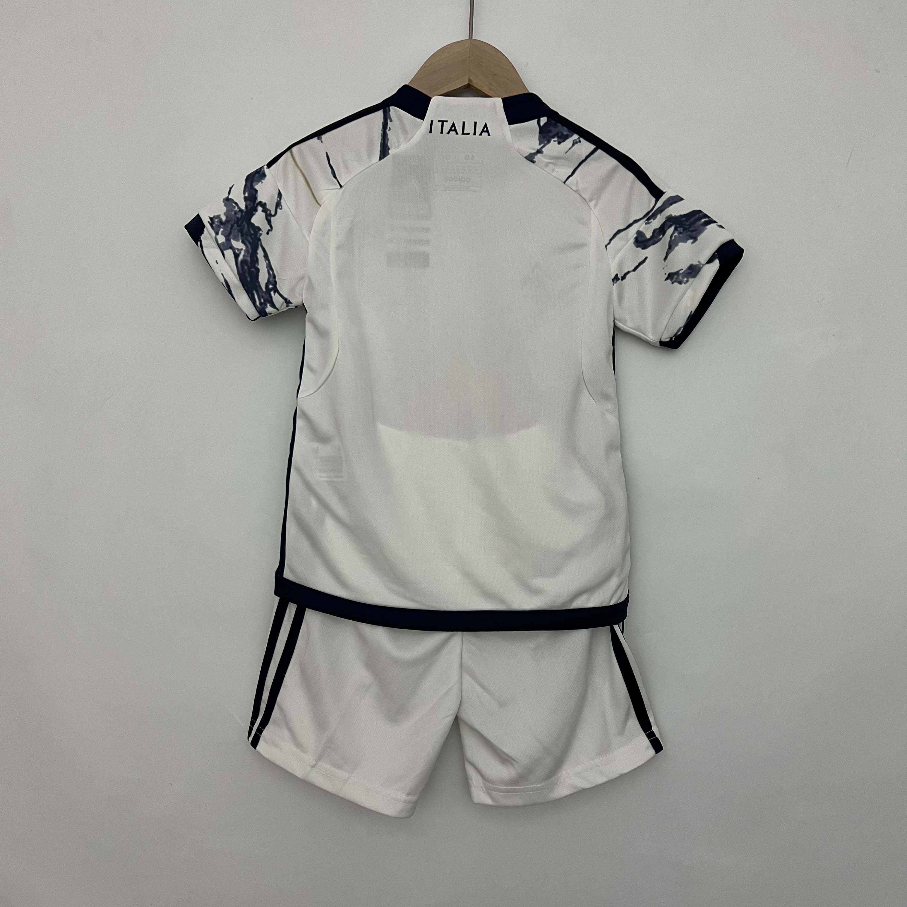 2023 Italy Away  Soccer Shirt Kids Size