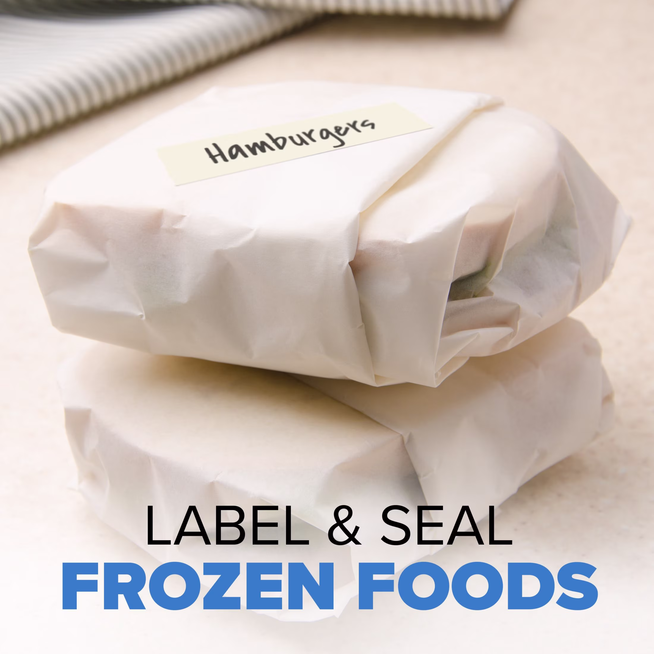 Scotch Freezer Tape, White, 3/4 in. x 1000 in., Holds at -40F