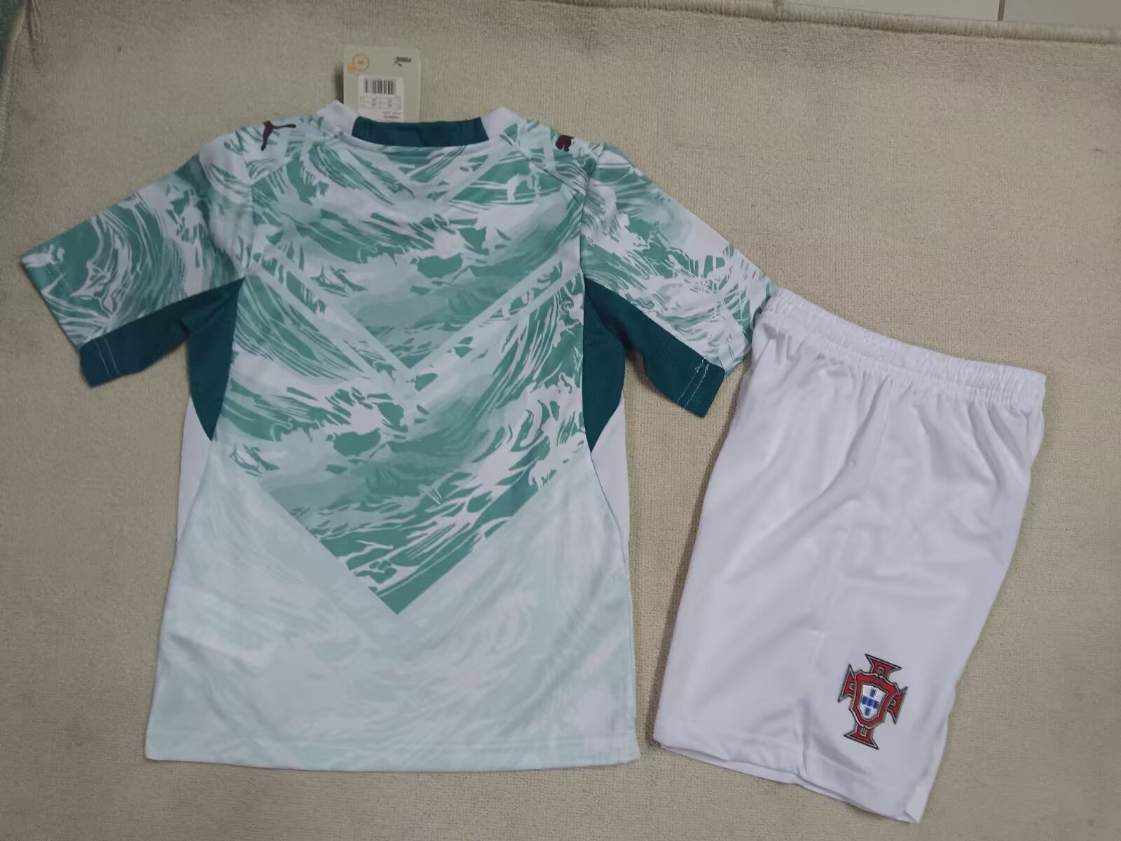 2026 World Cup Portugal Away Jersey Children's Set - Fans Edition