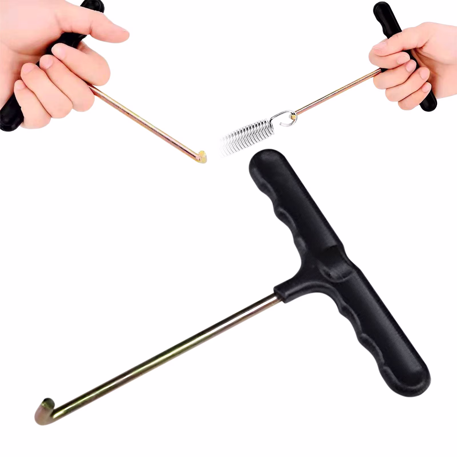 Elapind Trampoline Spring Pull Tool, Trampoline Hook Tool, Trampoline Puller,Black