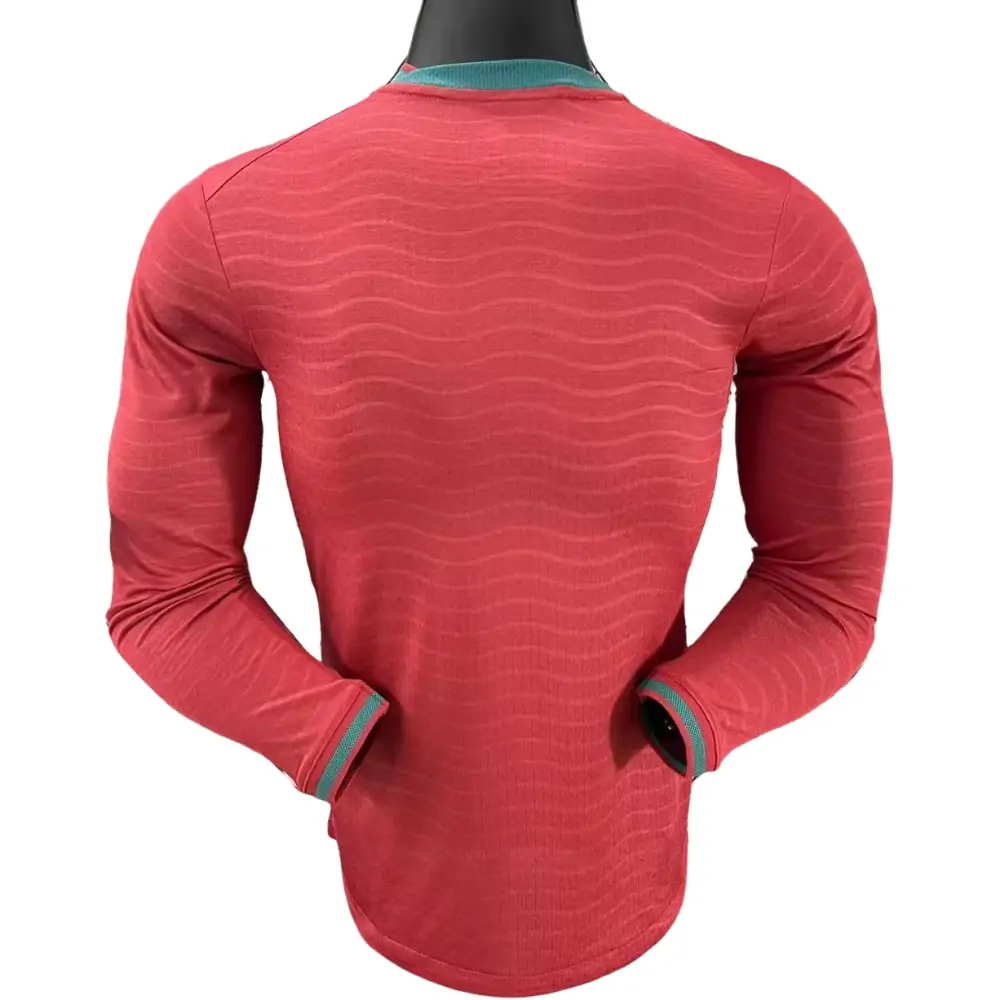 2026 World Cup Portugal Home Long Sleeve Jersey - Player Version