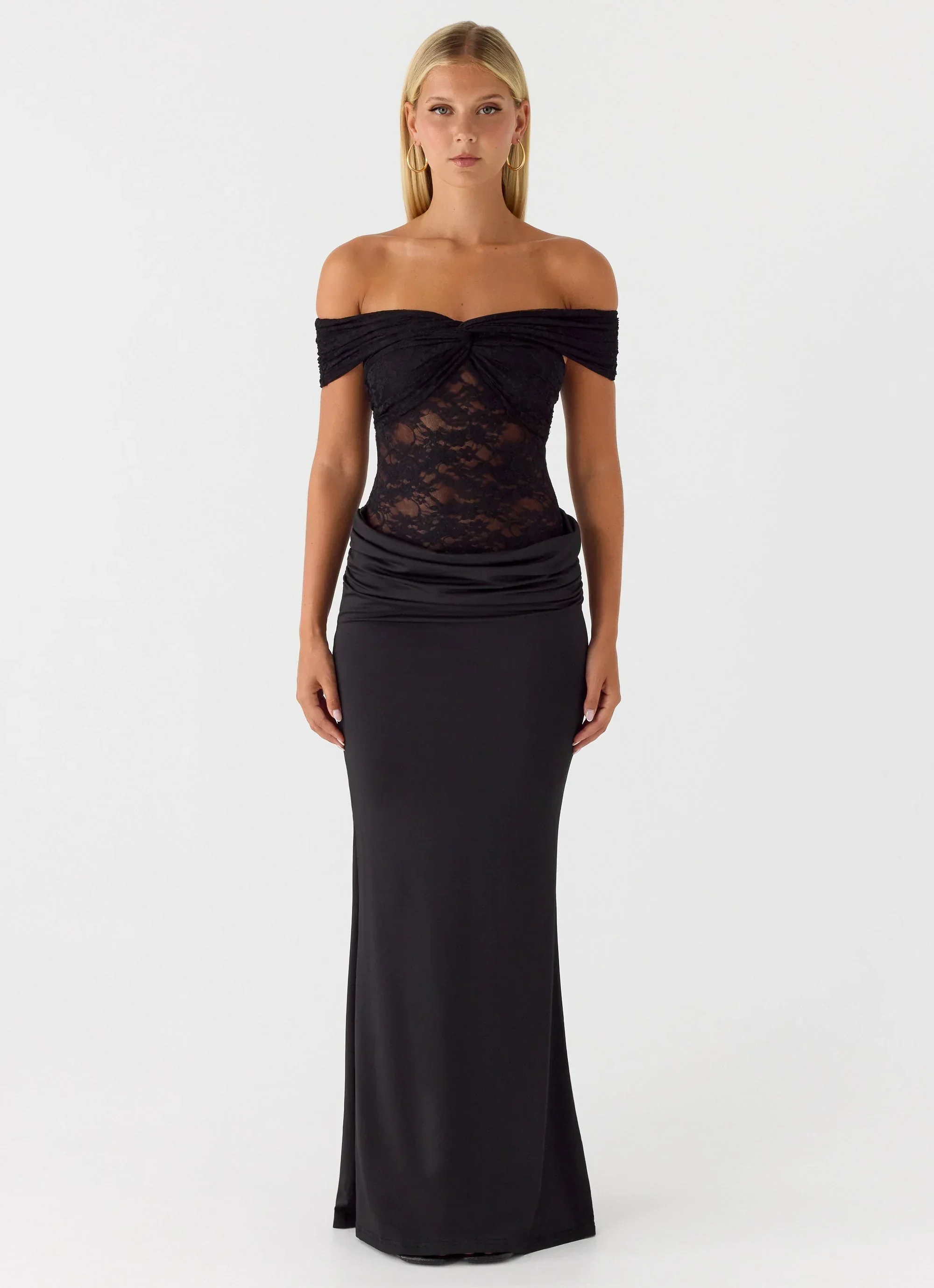Either Way Maxi Dress - Black