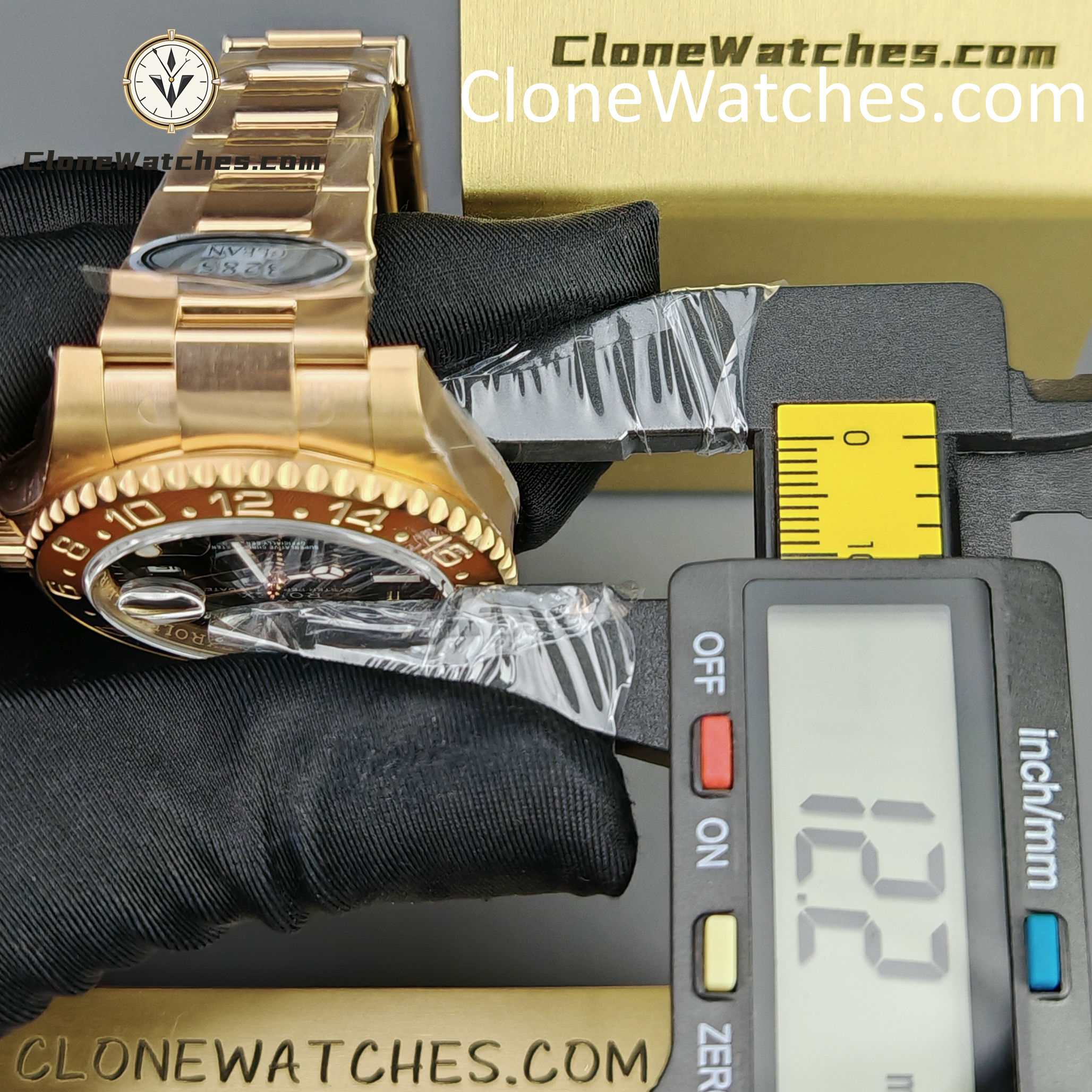 Rolex Super Clone Watches 1:1 Rootbeer GMT Master II M126715chnr Oyster 3285 Movement
