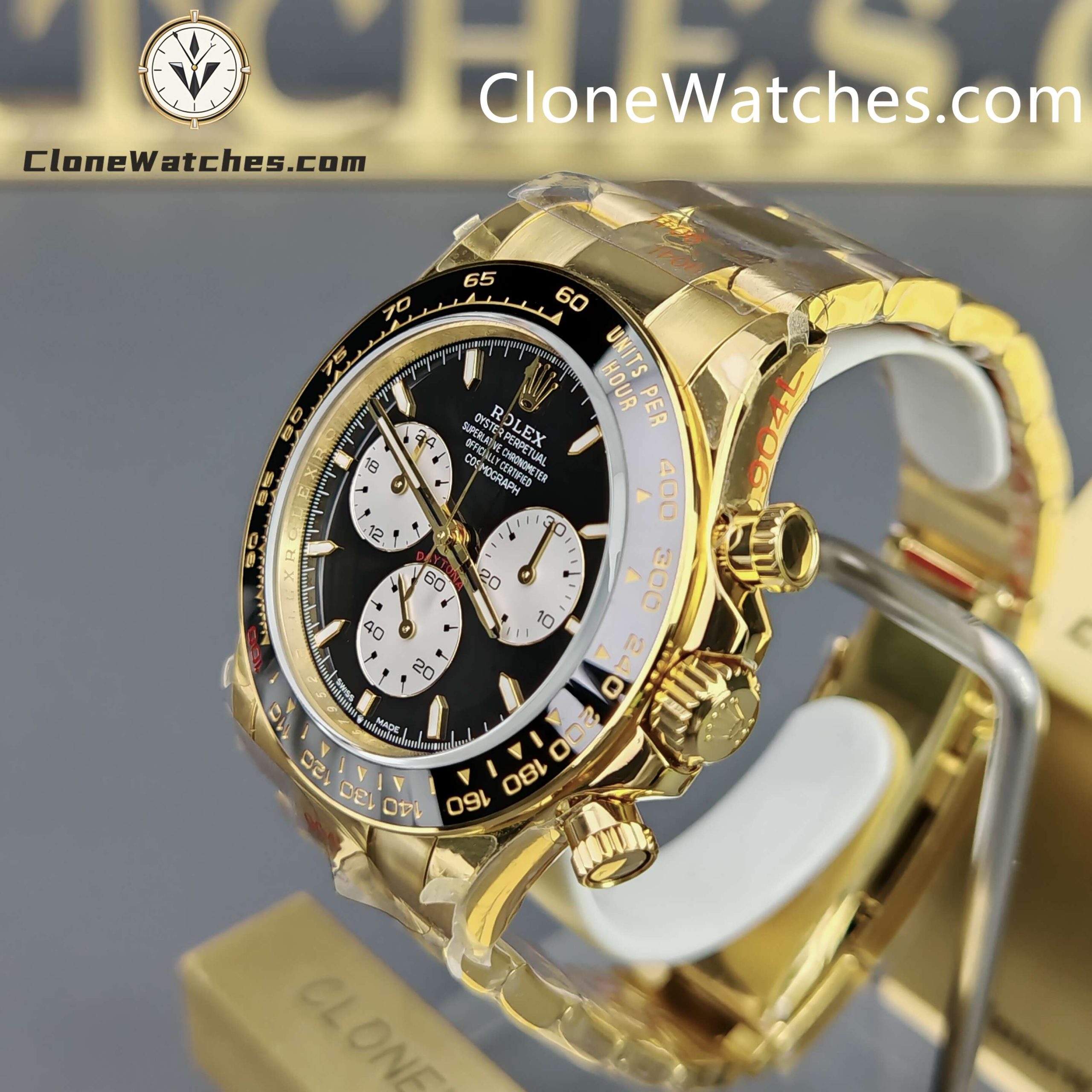 Rolex Super Clone Watches 1:1 Le Mans Daytona 100 Years Anniversary 18K Gold 4132 Movement