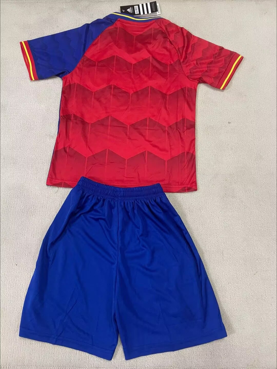 2025-26 Spain Home Match Children's Jersey Set - Fans Edition