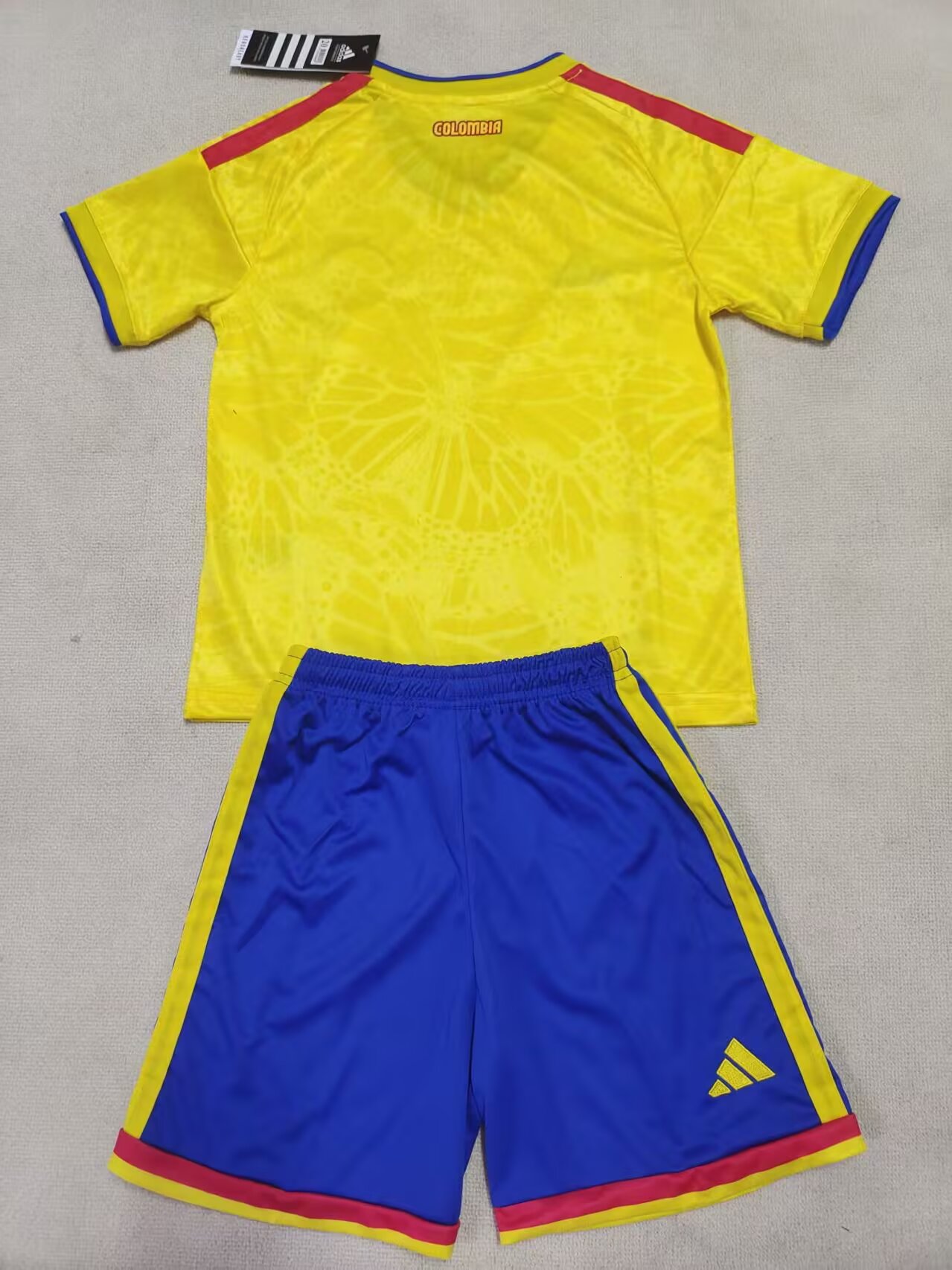 2026 World Cup Colombia Home Children's Jersey Set - Fans Edition