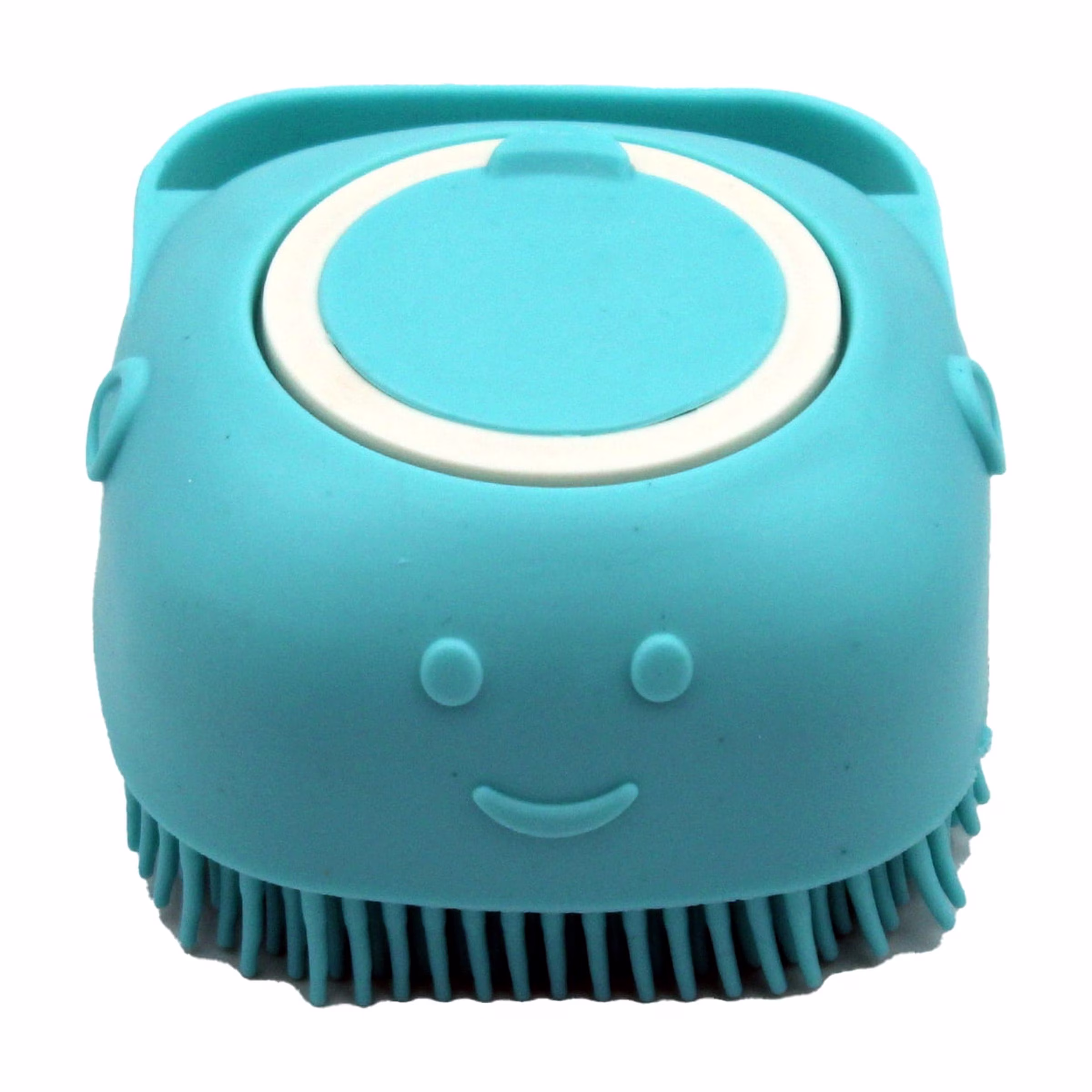 Gwen Studios Pet Bath & Massage Brush, Grooming Scrubber for Dogs & Cats, Blue, 1 Count