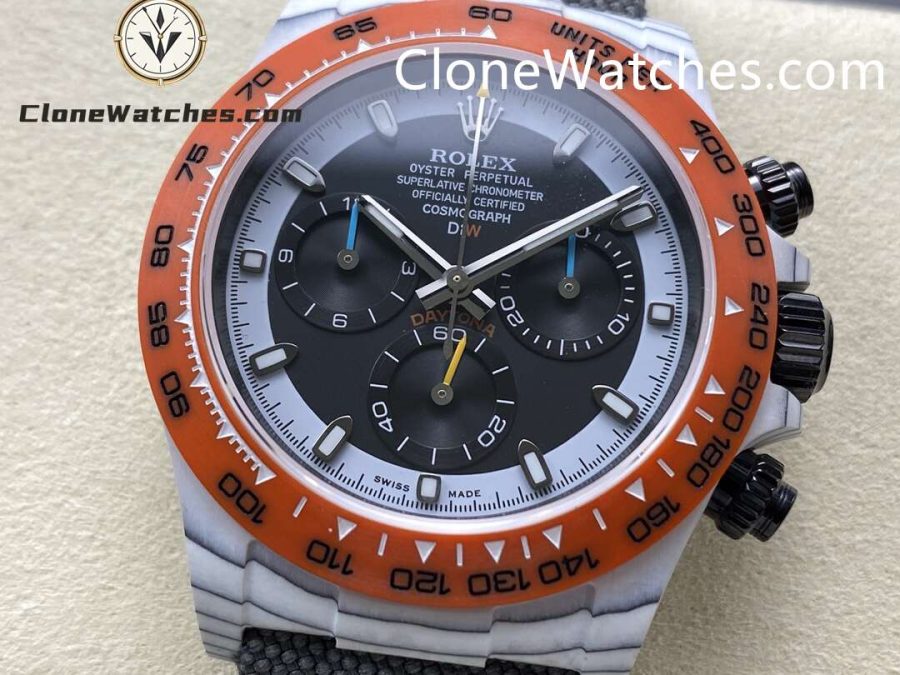 Modified Super Clone Watches 1:1 DiW Rolex Daytona Quartz Fiber OCELLARIS