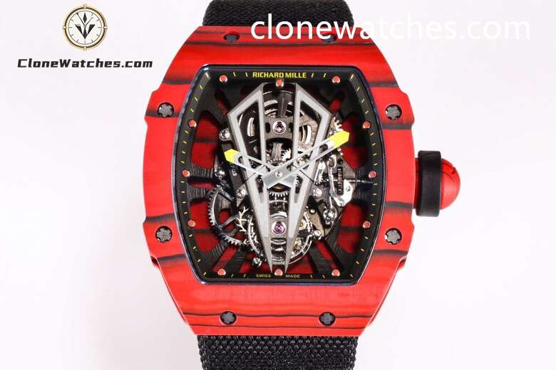 Richard Mille Super Clone Watches 1:1 RM 027 – 03 Tourbillon Black Strap