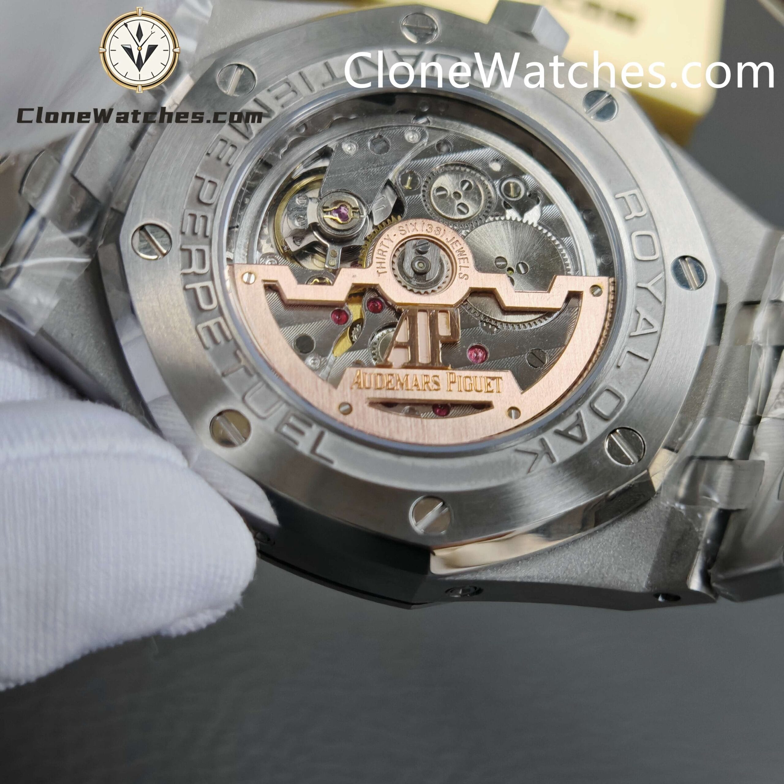 Audemars Piguet Super Clone Watches 1:1 Royal Oak Perpetual Calendar Blue Dial 26574ST 41MM