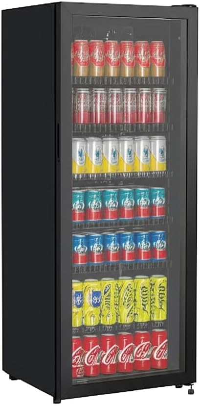 Réfrigérateur boissons GSC4240B 237 L métal verre refroidissement statique 110W serrure restauration noir