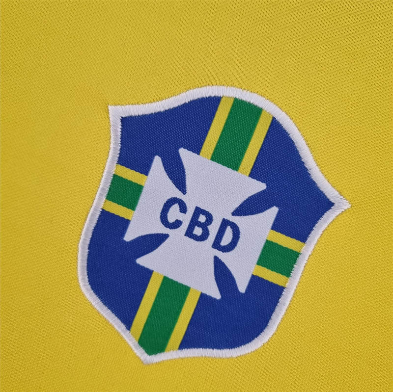 1970 Retro Brazil Home Soccer Jersey - Fans Edition