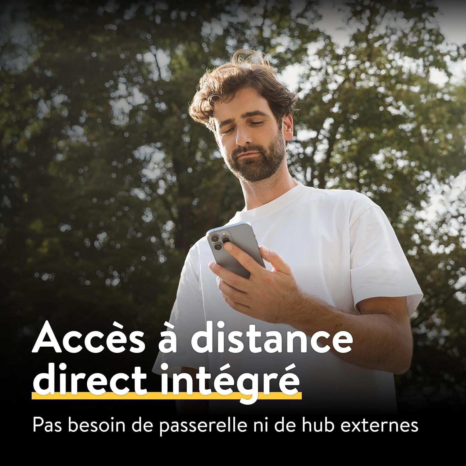 Serrure connectée Bluetooth WiFi Matter installation sans changement cylindre