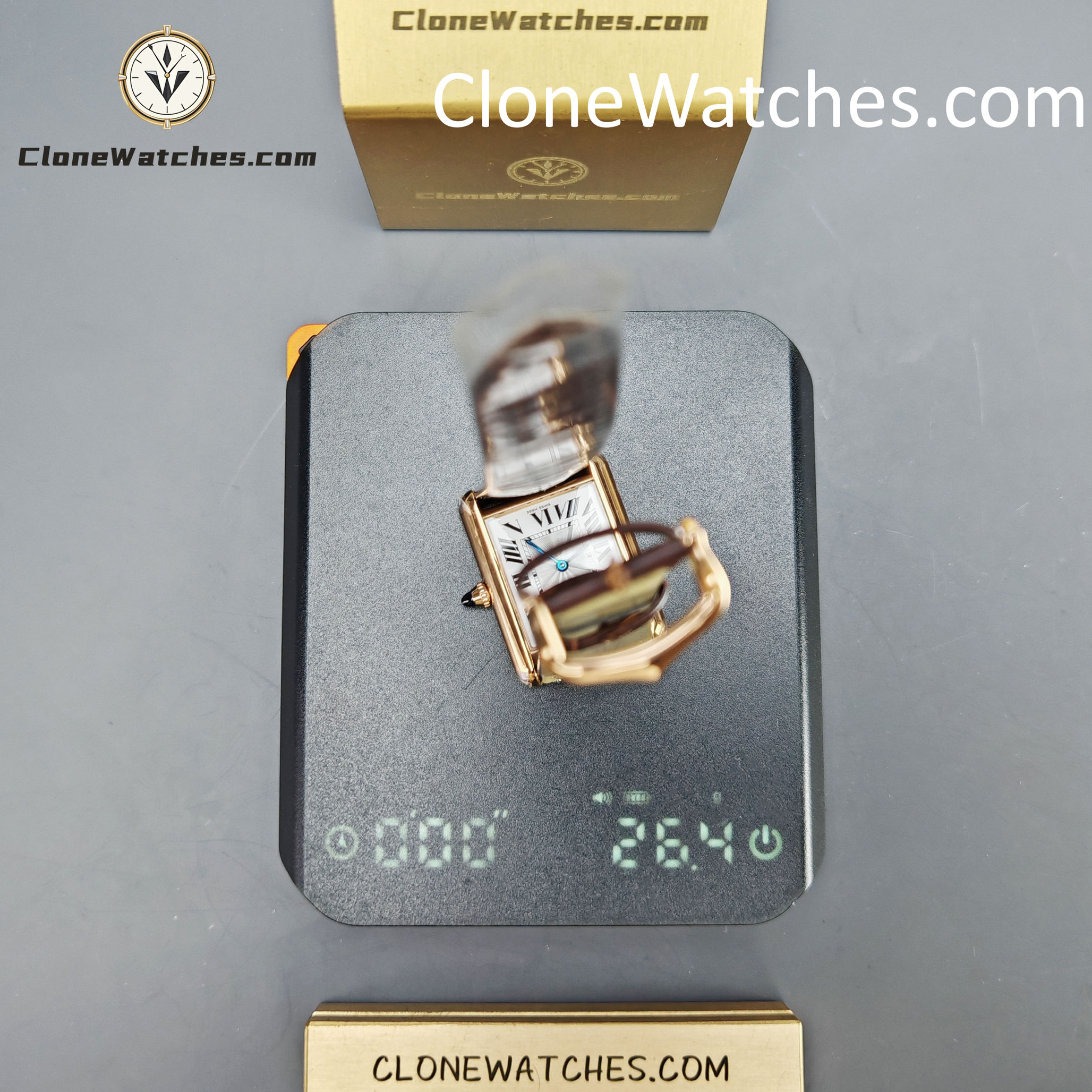 Cartier Super Clone Watches 1:1 Tank Quartz Movement Silver White Dial 33.7 x 25.5MM WGTA0011