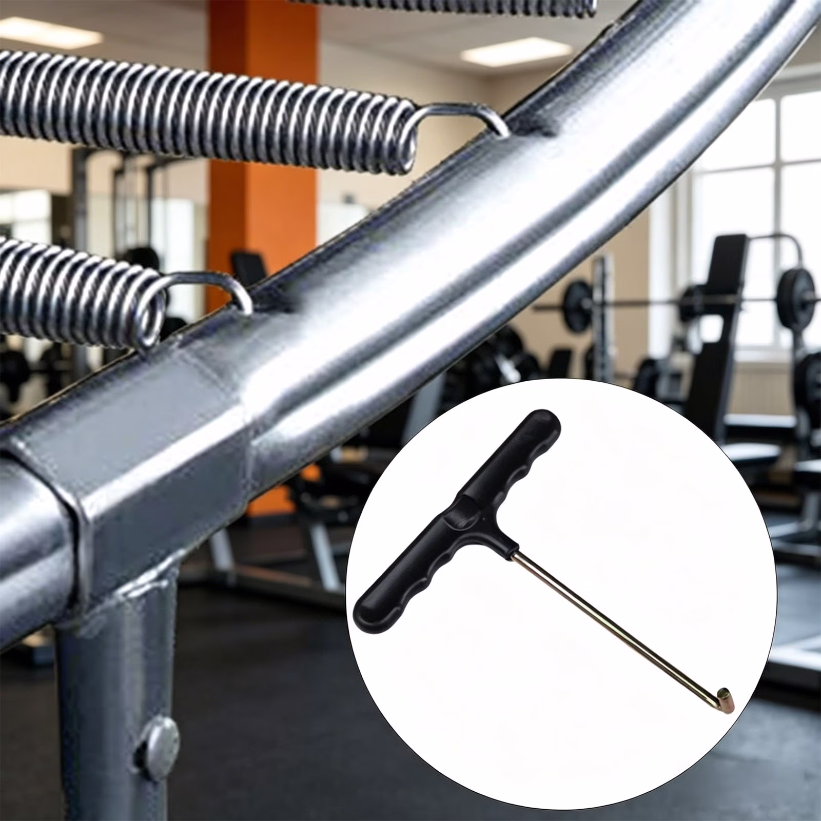 Elapind Trampoline Spring Pull Tool, Trampoline Hook Tool, Trampoline Puller,Black