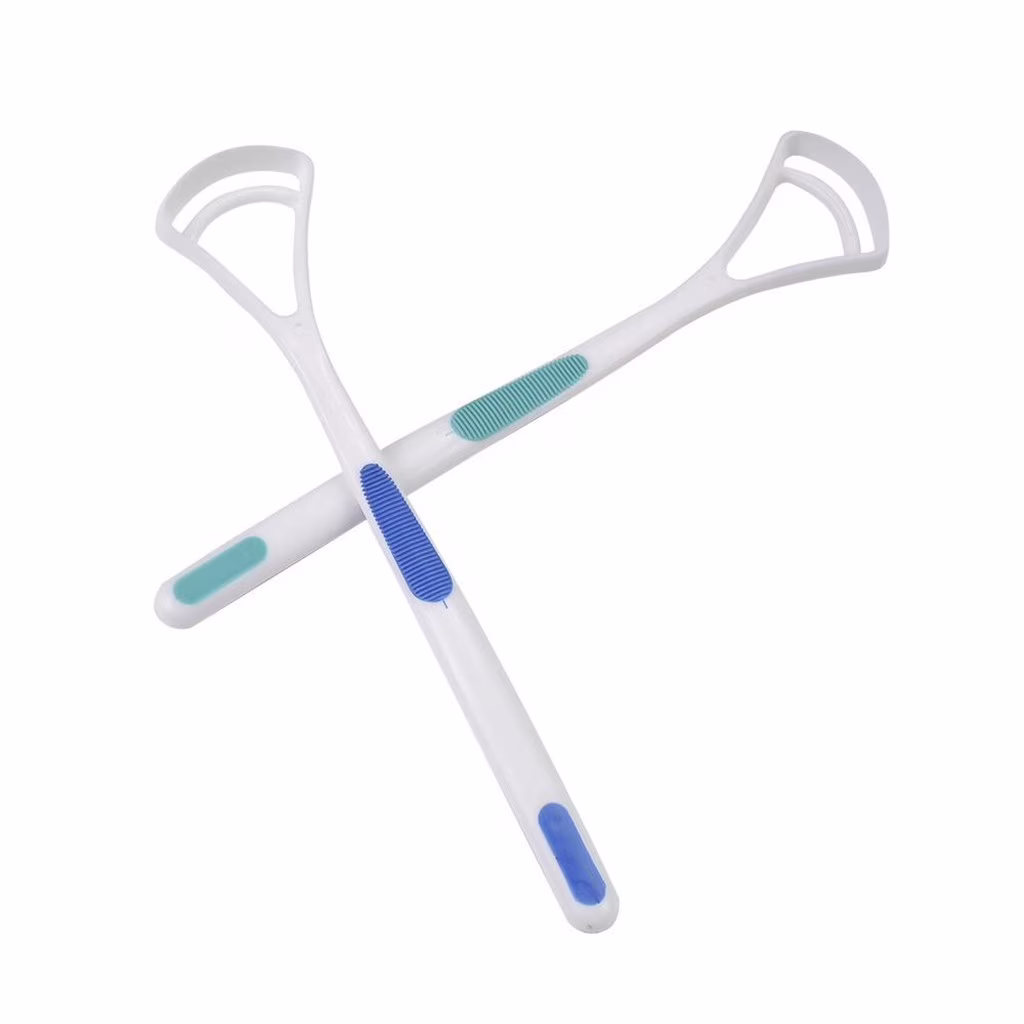 Skegnu Up to 50% off Scraper Handle Tongue Cleaners Bad Good Breath Brush Scraping 2pcs Cleaning Equipment