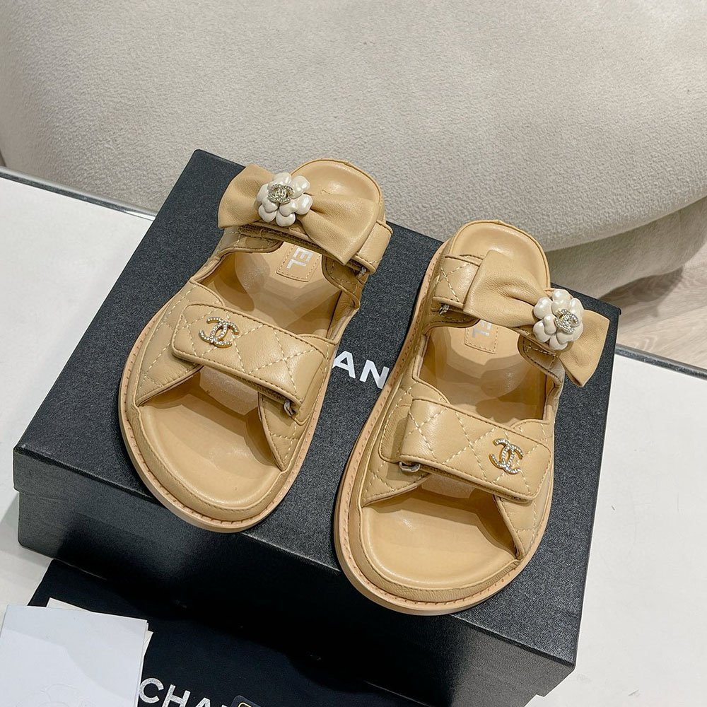 Chanel Fashionable Half Slippers Sandals Slide