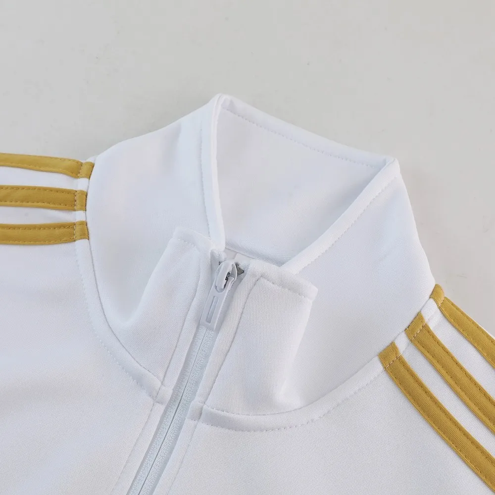 2023/24 Real Madrid Jacket White Tracksuit