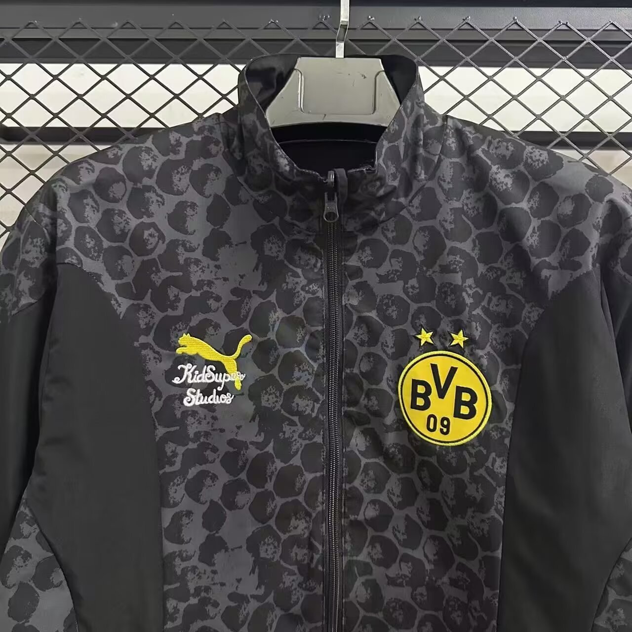 2025/26 Dortmund Joint Black and Gray Double-Sided Waterproof