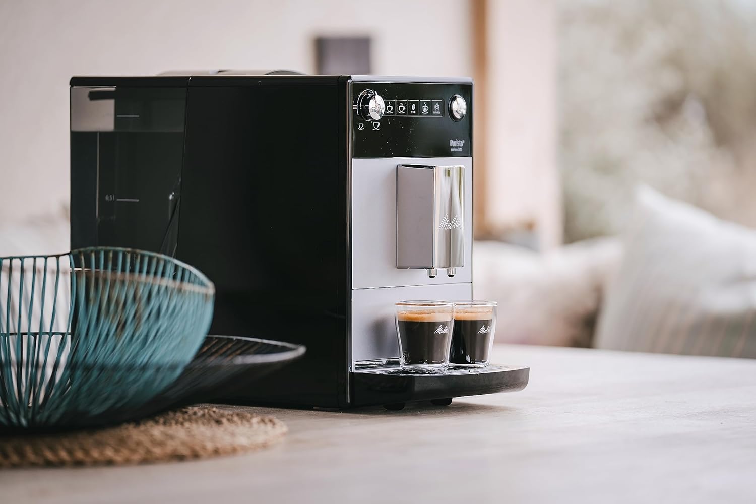 Machine à café grains extraction arômes silencieuse 1 à 2 tasses automatique