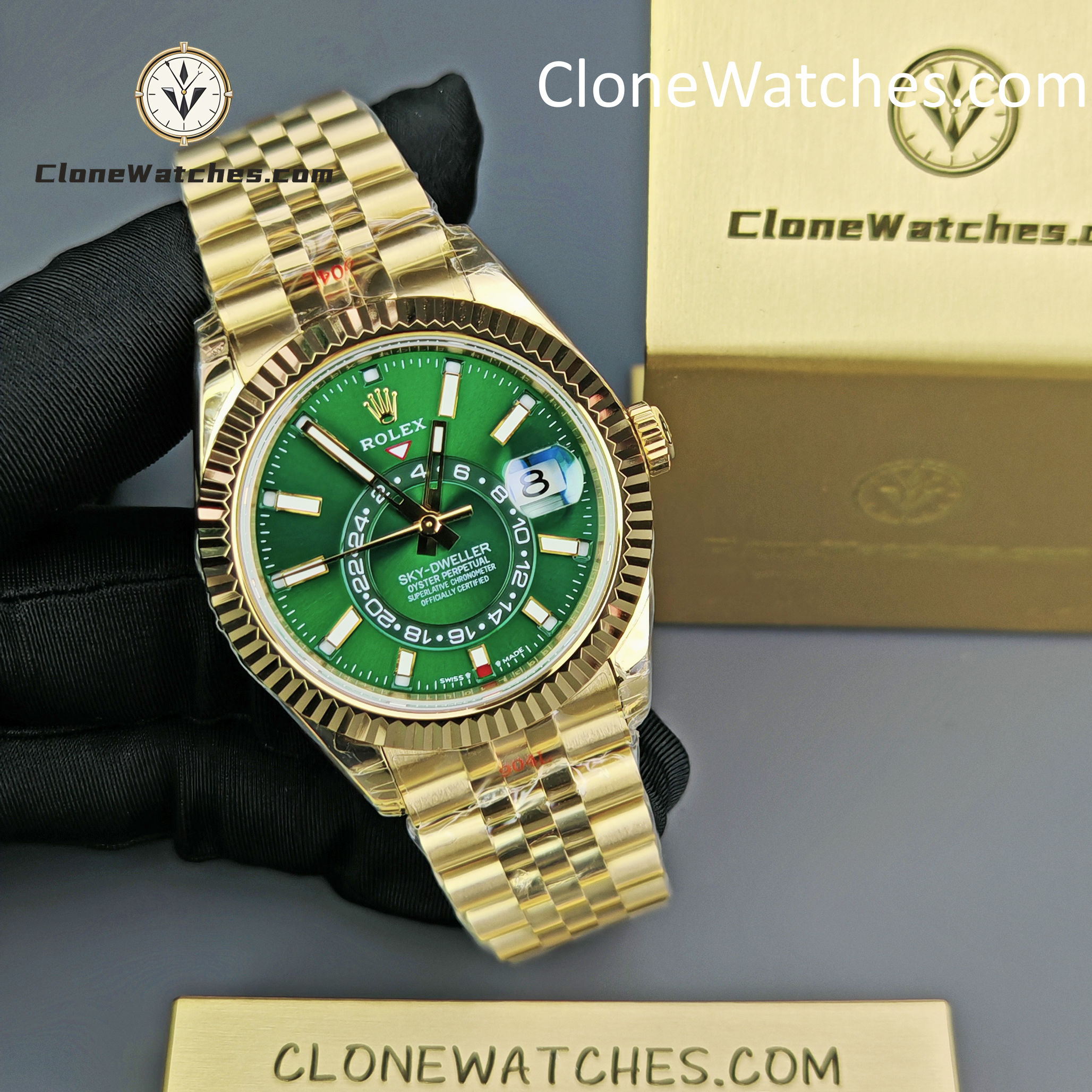 Rolex Super Clone Watches 1:1 Sky Dweller M336938-0008 9002 Movement