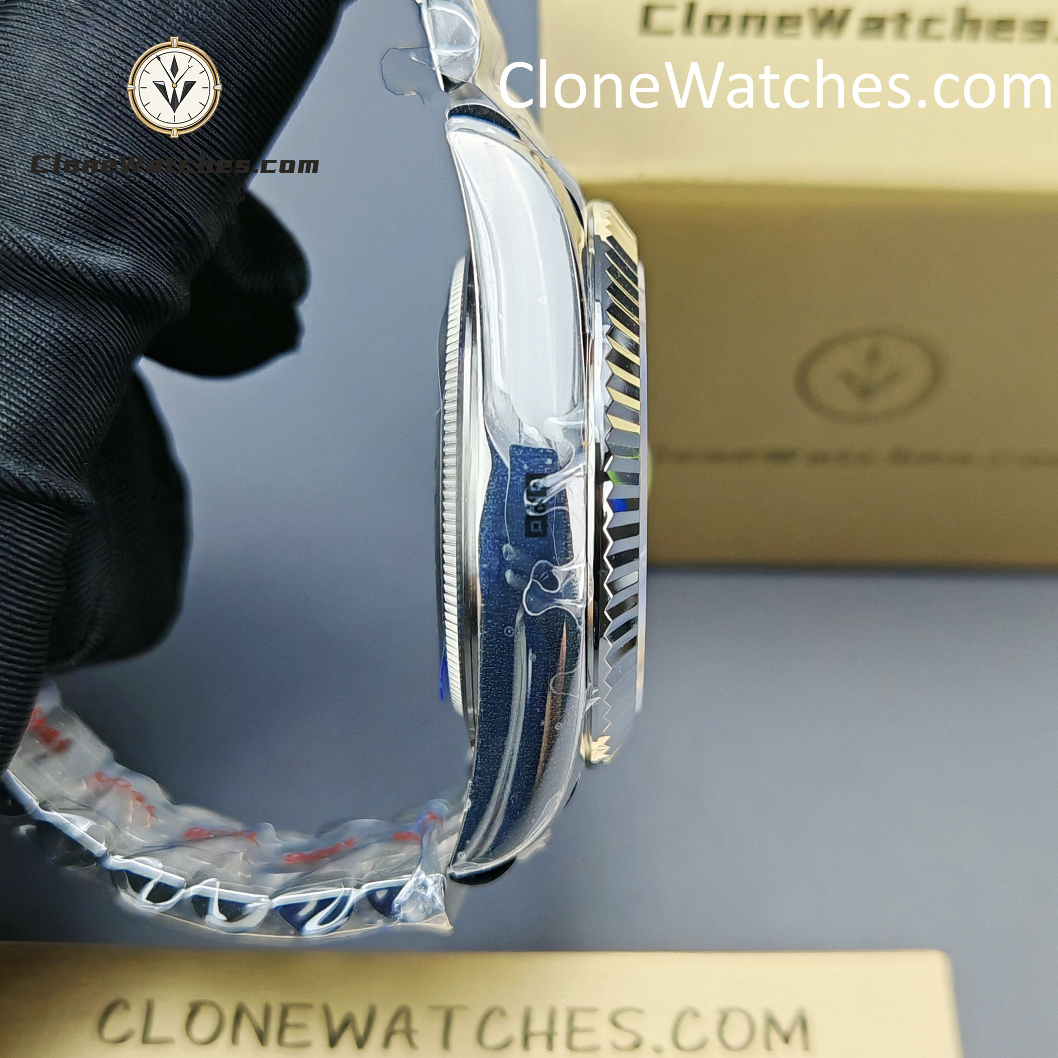 Rolex Super Clone Watches 1:1 Sky Dweller Black Dial Jubilee M336934 9002 Movement