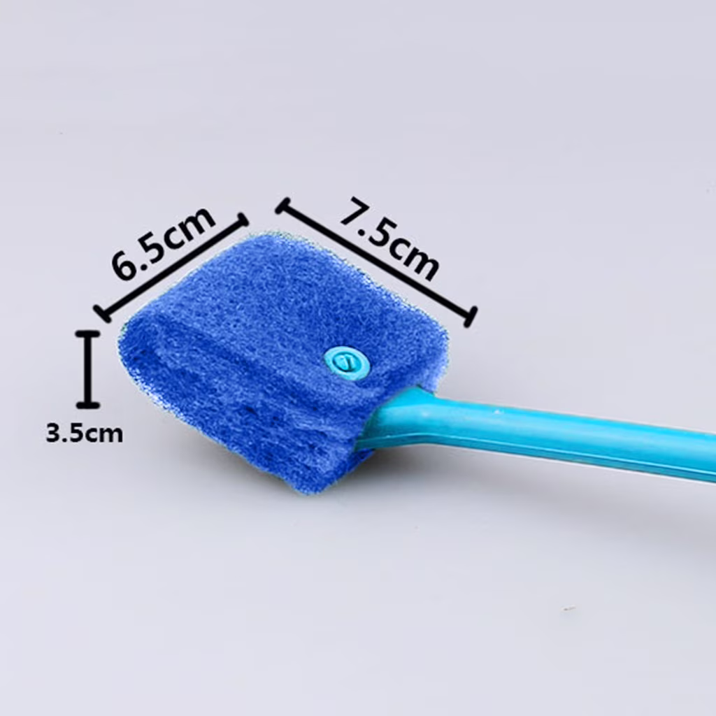 Teissuly Aquarium Cleaning Brush Fish Tank Cleaner Sponge Remover