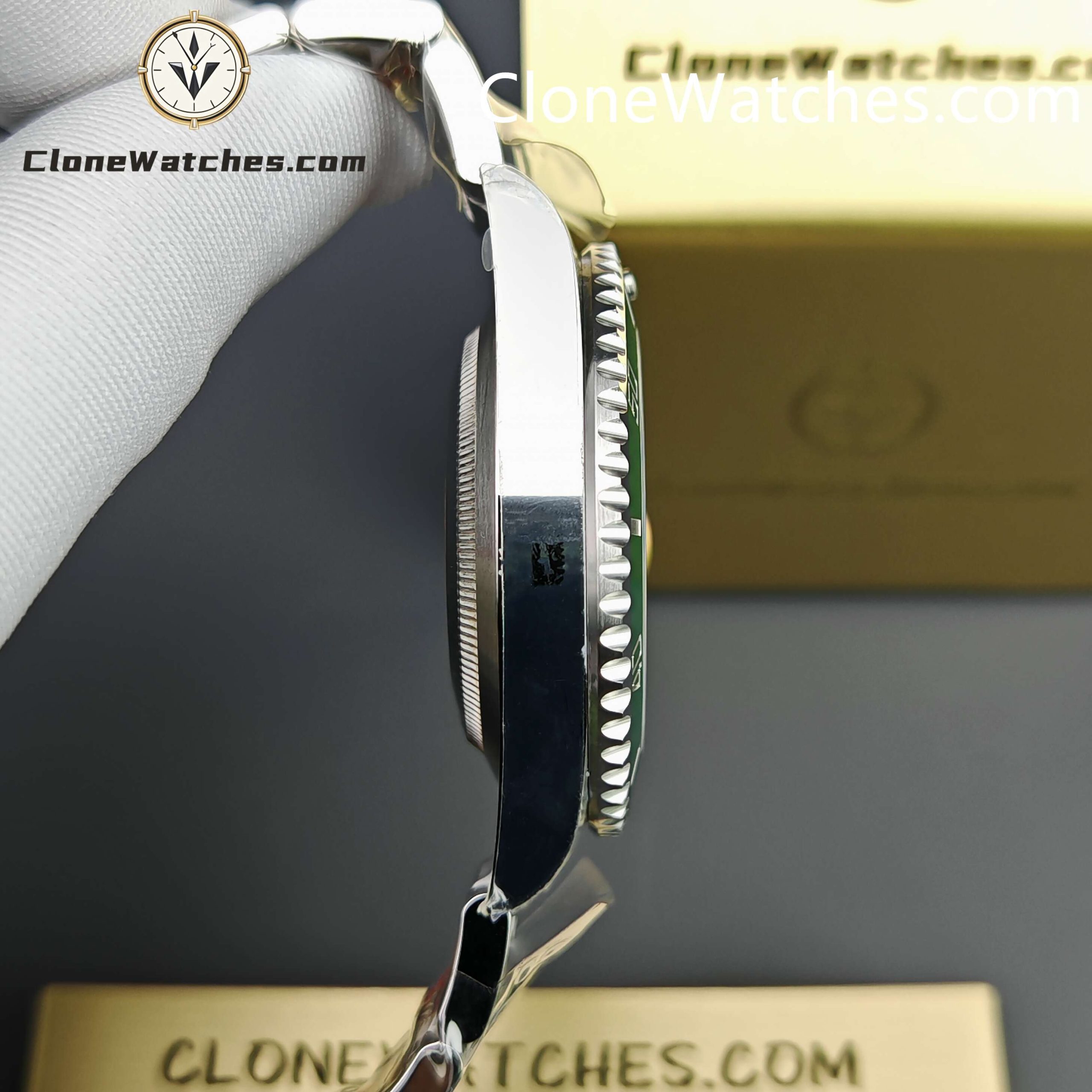 Rolex Super Clone Watches 1:1 Hulk Submariner 116610LV 3135 Movement