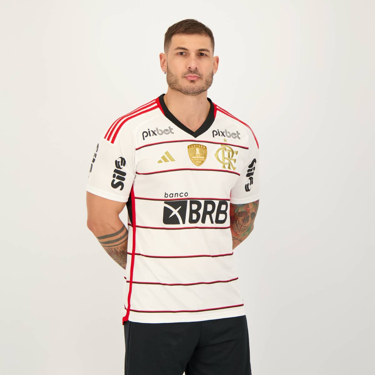 Camisa Adidas Flamengo II 2023 Campe?o Libertadore