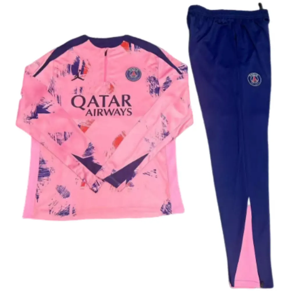 2024-25 New Season Jordan Paris Pink Kids Training Jersey