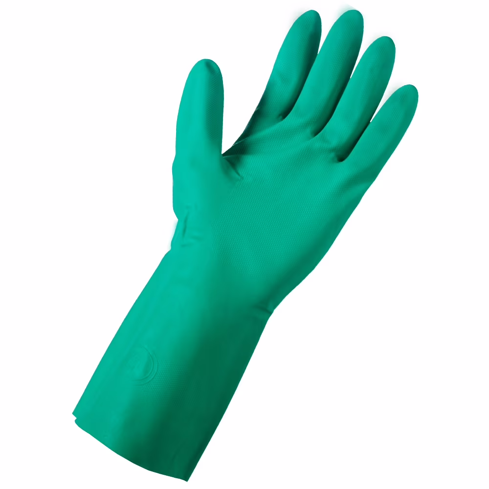 AWP Pro Paint Stripping and Refinishing Glove, Latex Free Glove, Green, Large, 1 Pair
