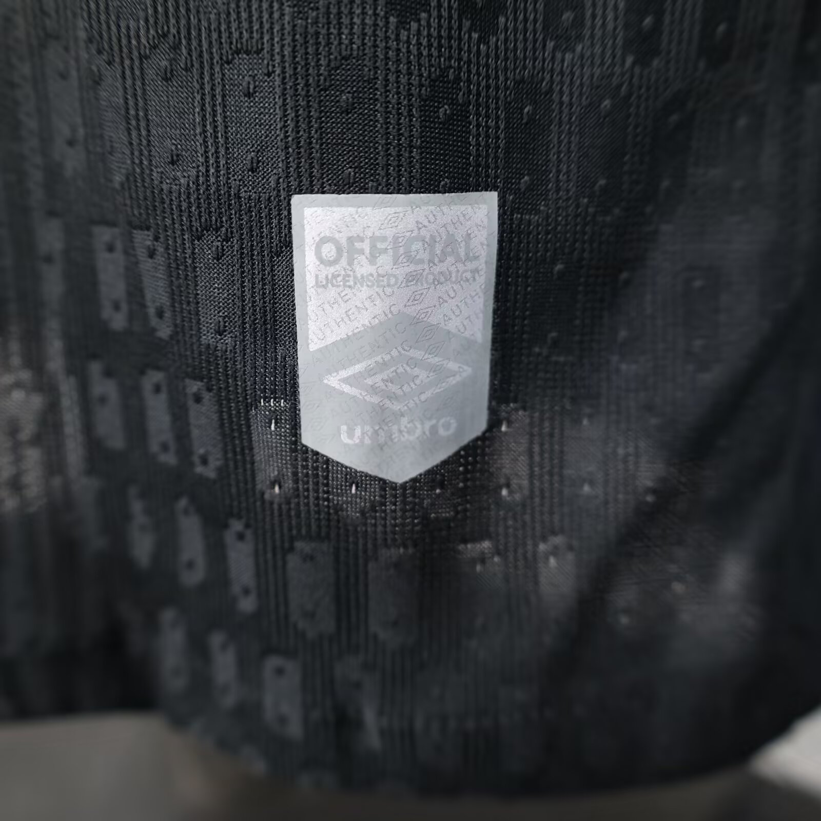 25-26 Santos home black jersey with advertising - player version