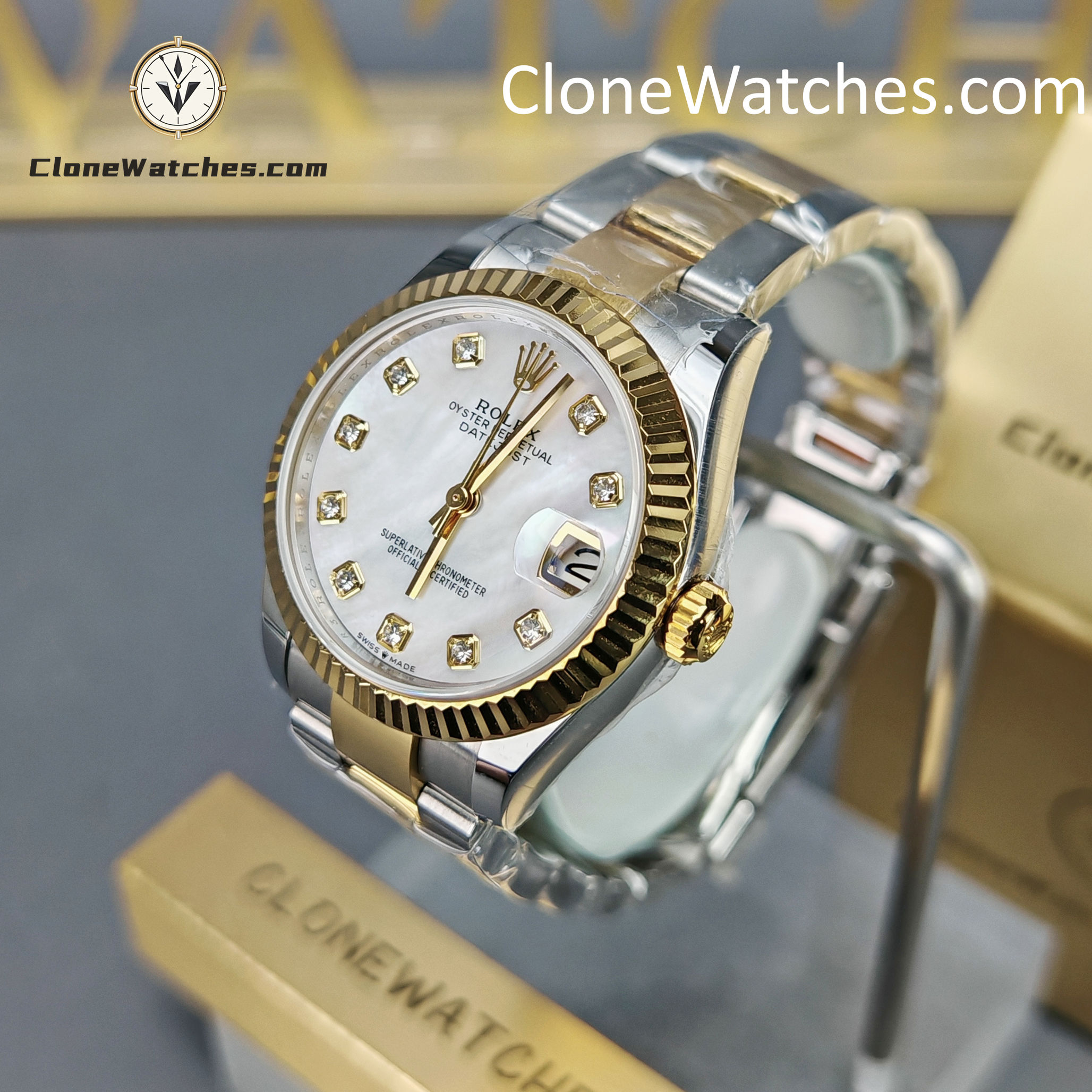 Rolex Super Clone Watches 1:1 DateJust m278273-0027 Oyster 31MM 2236 Movement