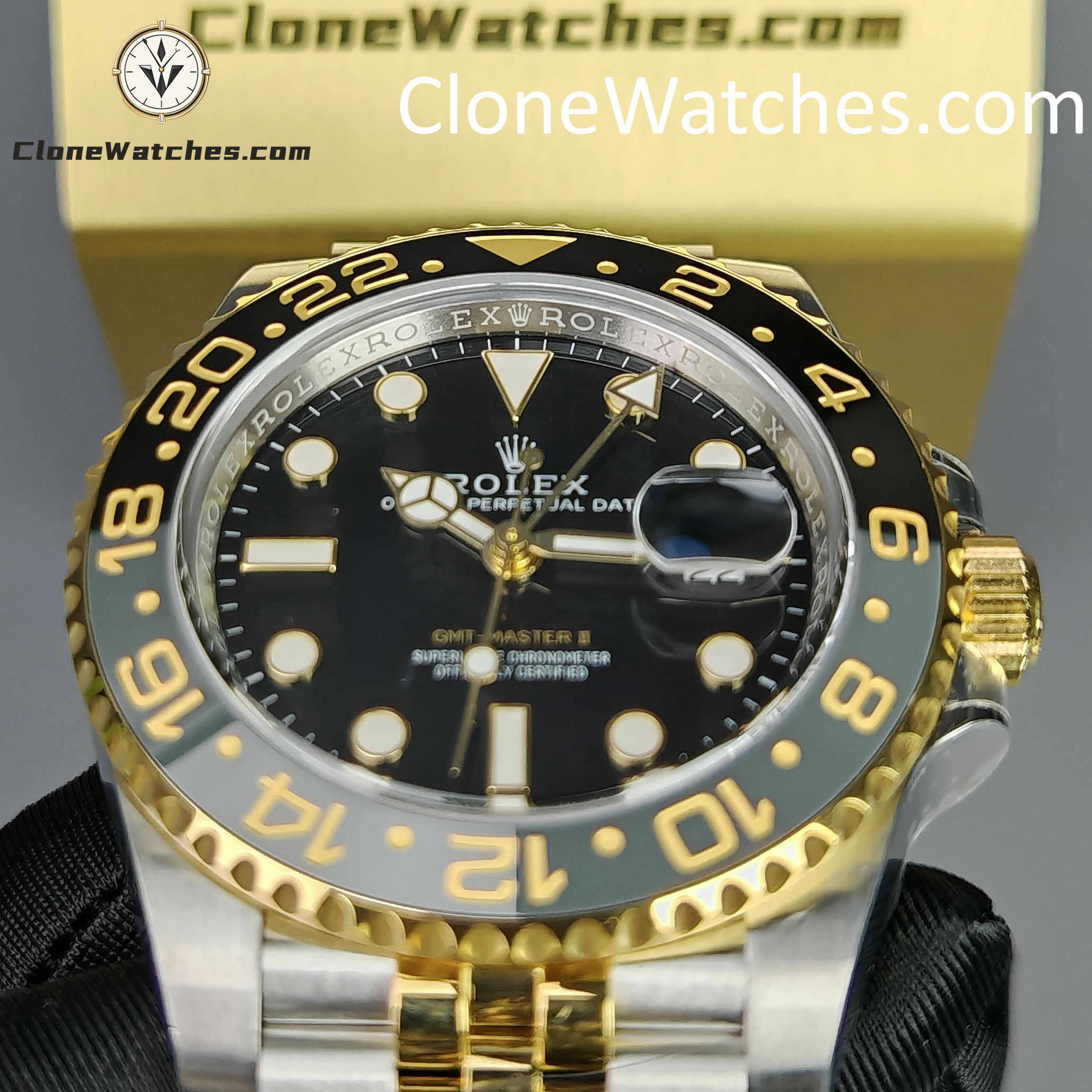 Rolex Super Clone Watches 1:1 GMT Master II m126713grnr Jubilee 3285 Movement
