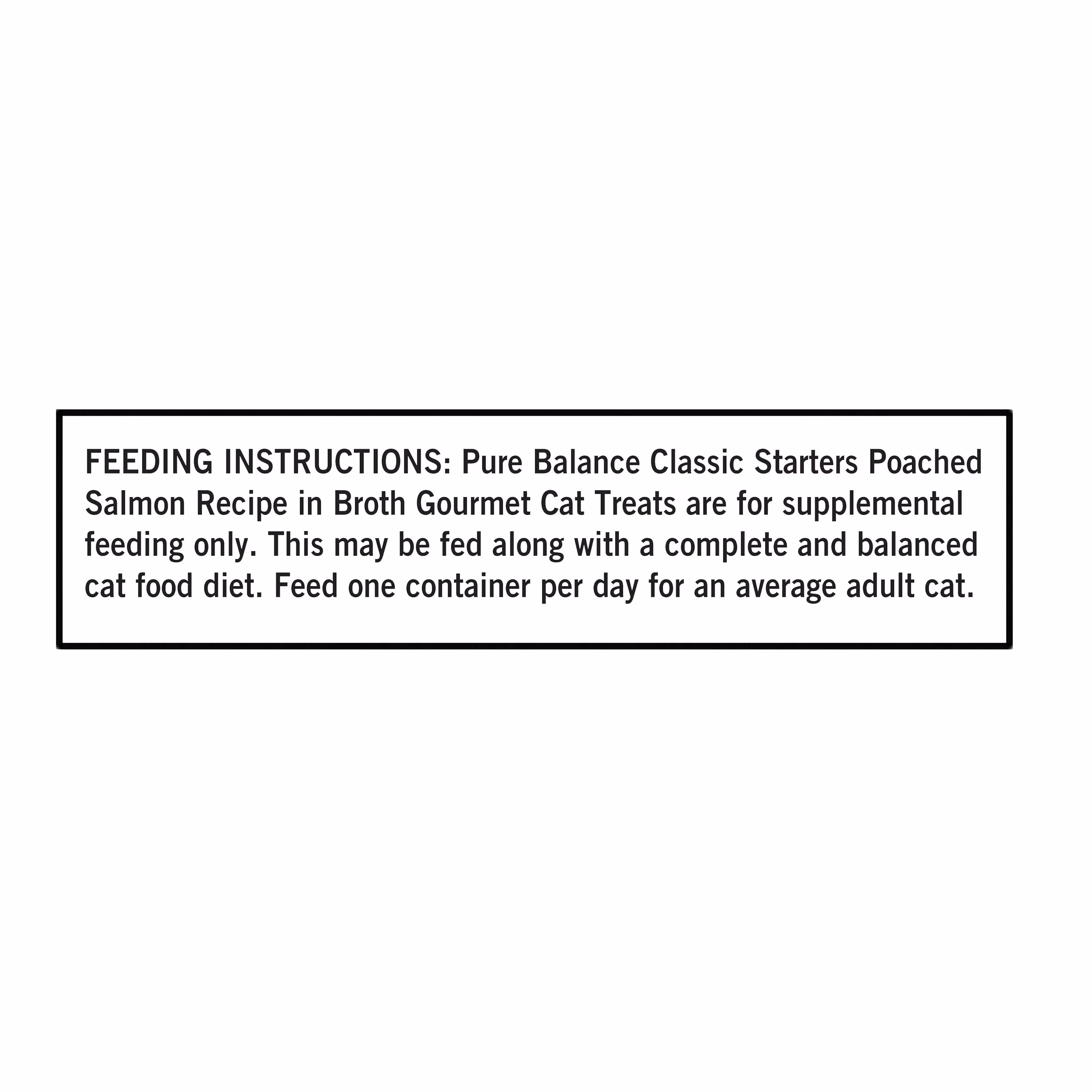 (12 pack) Pure Balance Classic Starters Gourmet Cat Treats, Poached Salmon in Broth, 1.4 oz