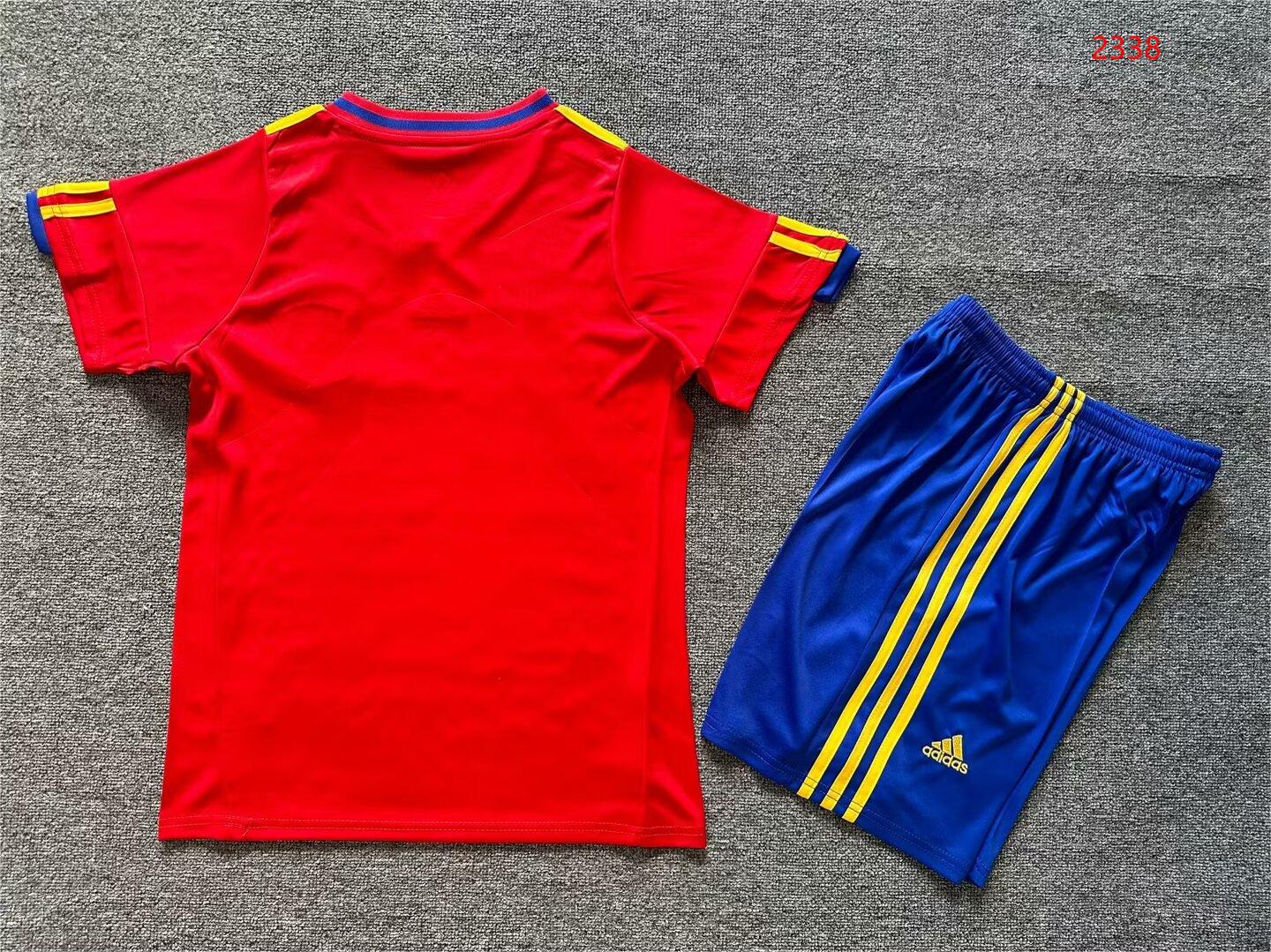 2010 Spain Home Retro - Kids Jersey