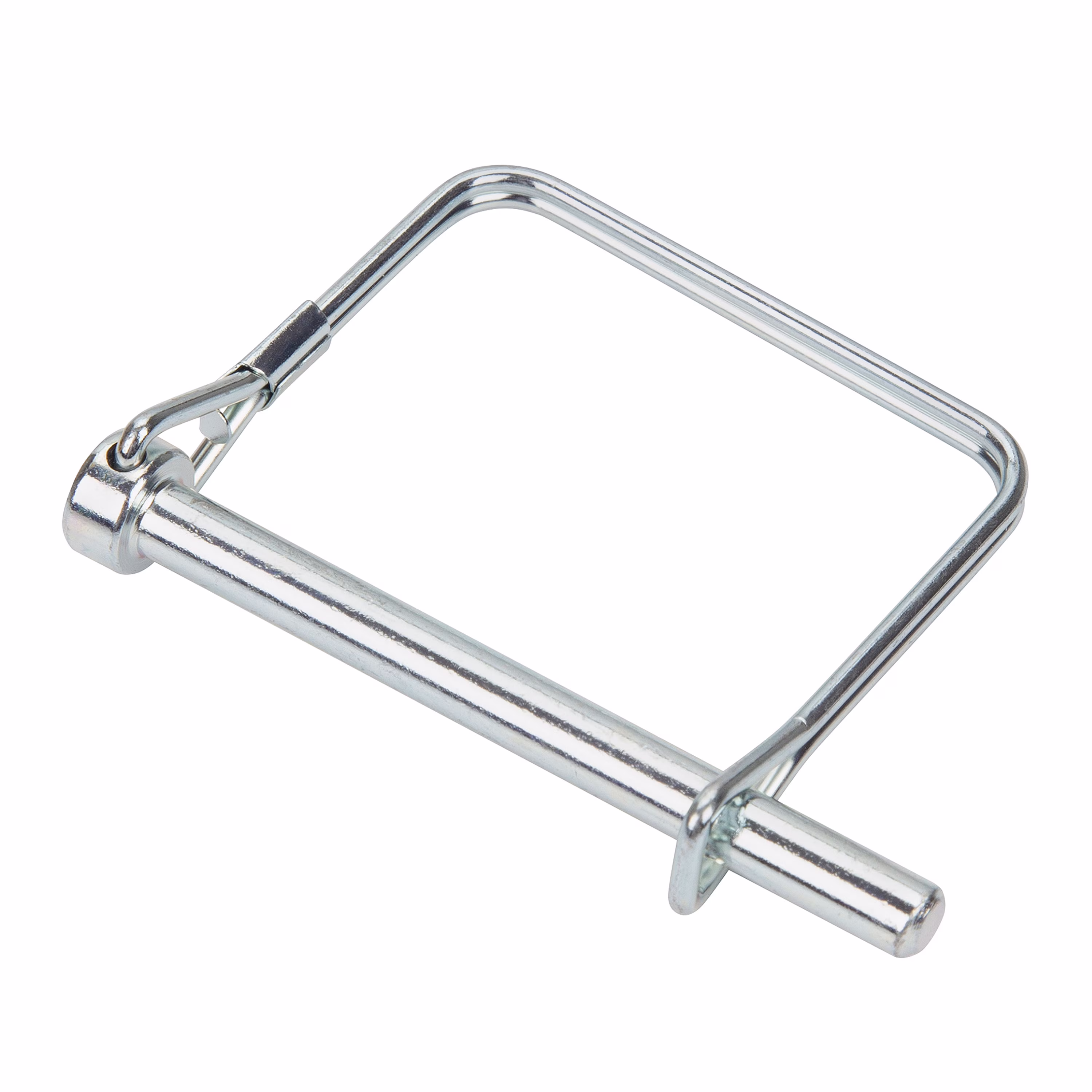 TowSmart Trailer Coupler Safety Pin, Quick Latch, 1/4in Pin, 2-3/4in Span, Zinc Plated Steel, 7366